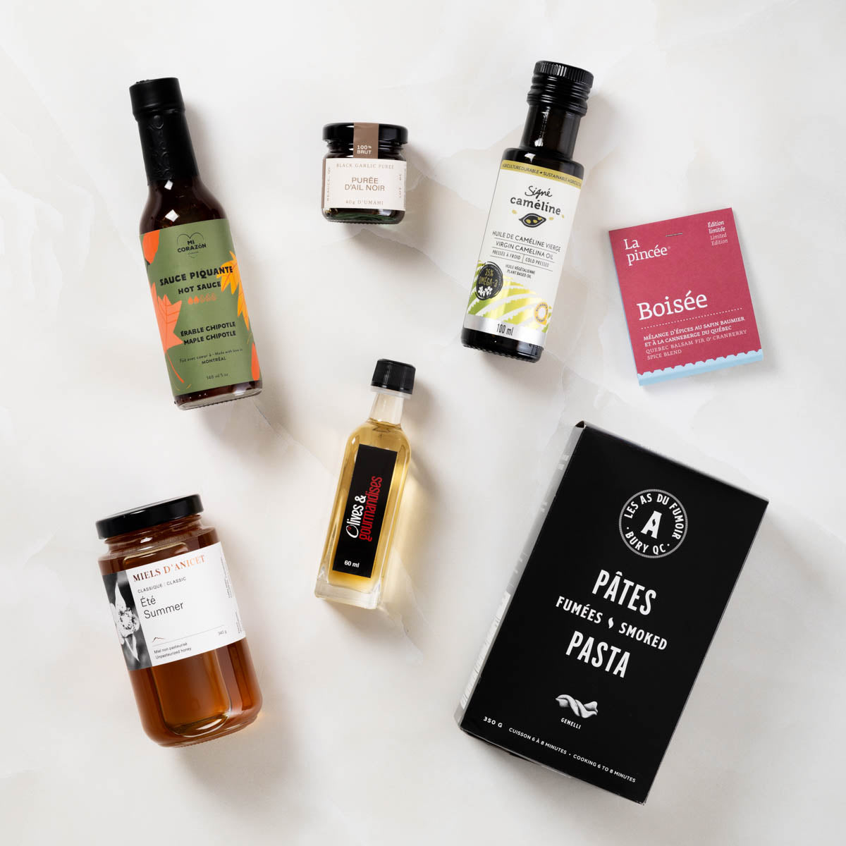 Coffret Le Chef, les produits inclus dans le coffret