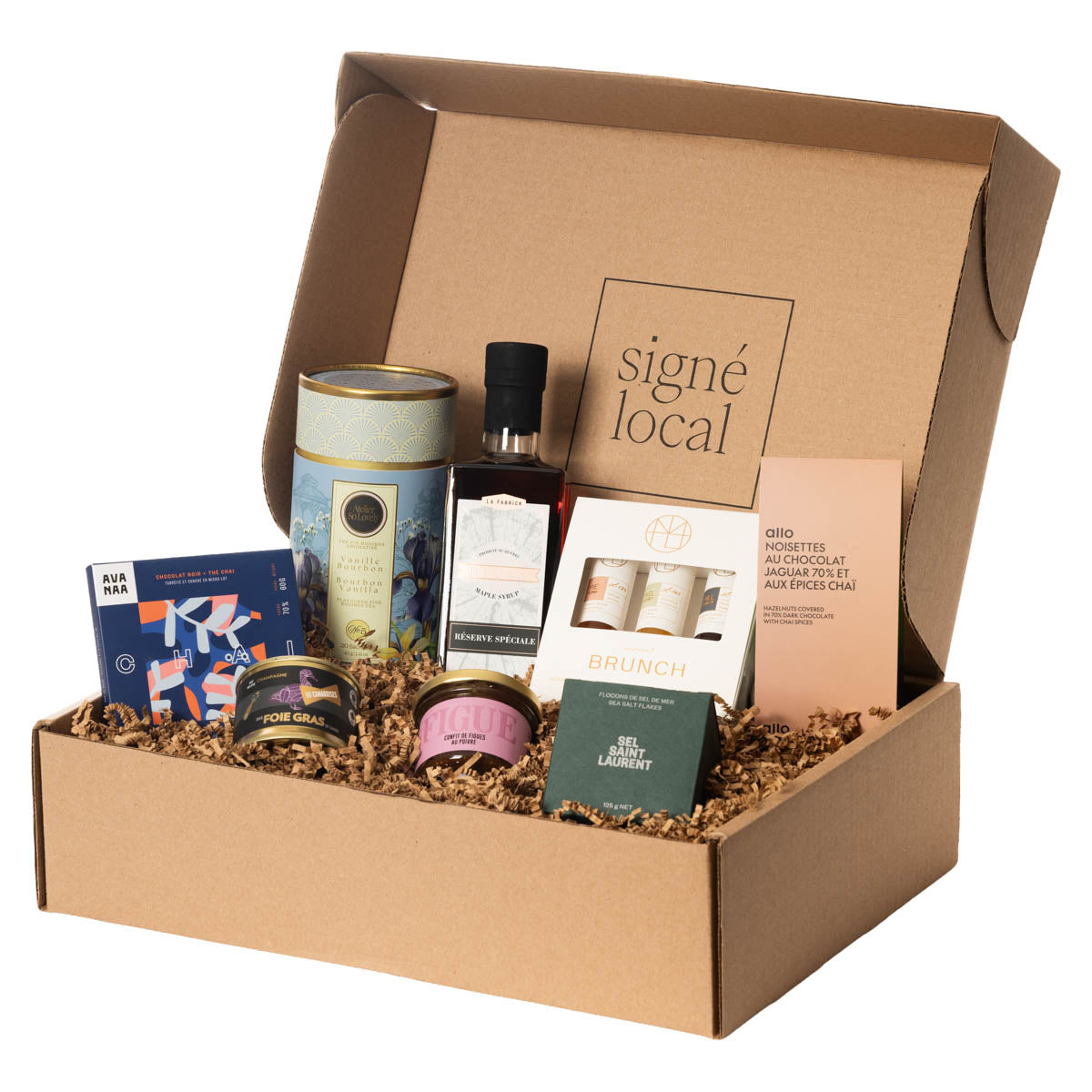 Coffret Prestige PLUS, coffret cadeau québécois de Signé Local