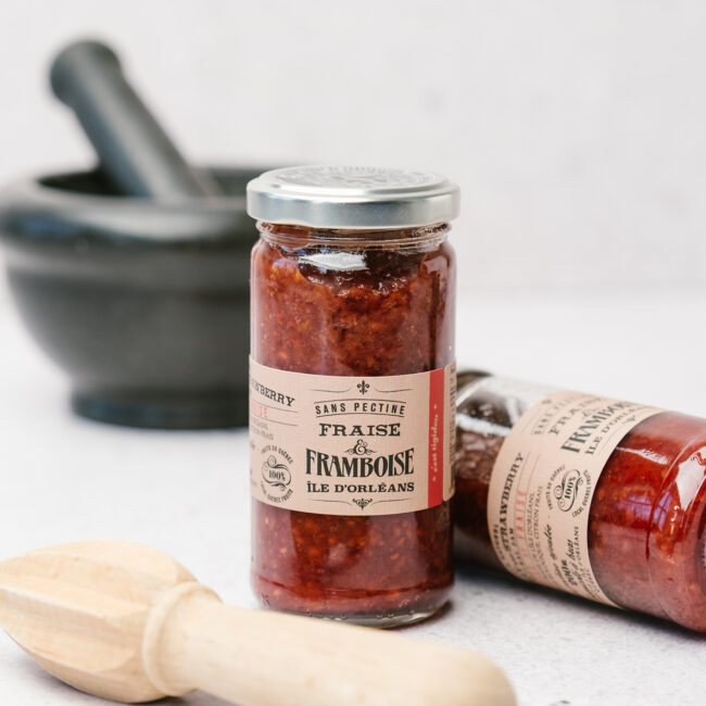 Confiture fraise framboise