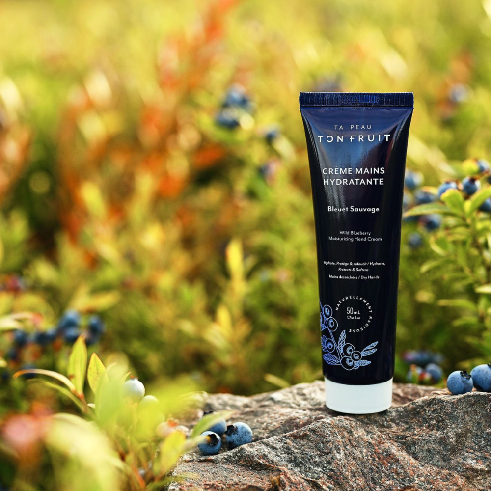 Crème à main aux bleuets sauvages