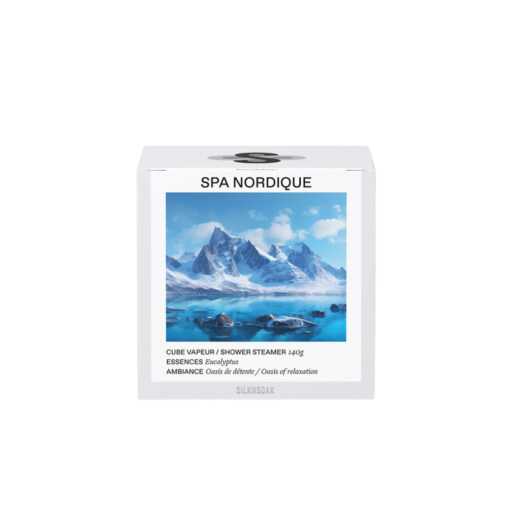 Cube vapeur pour la douche — Silknsoak