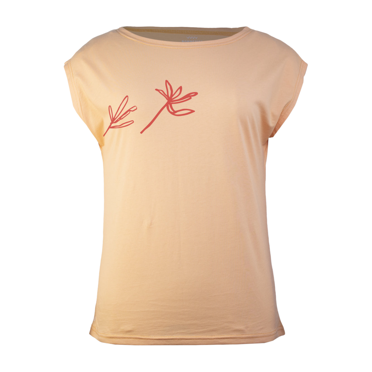 T-Shirt Femme Abricot - Asclepias - BONNETIER