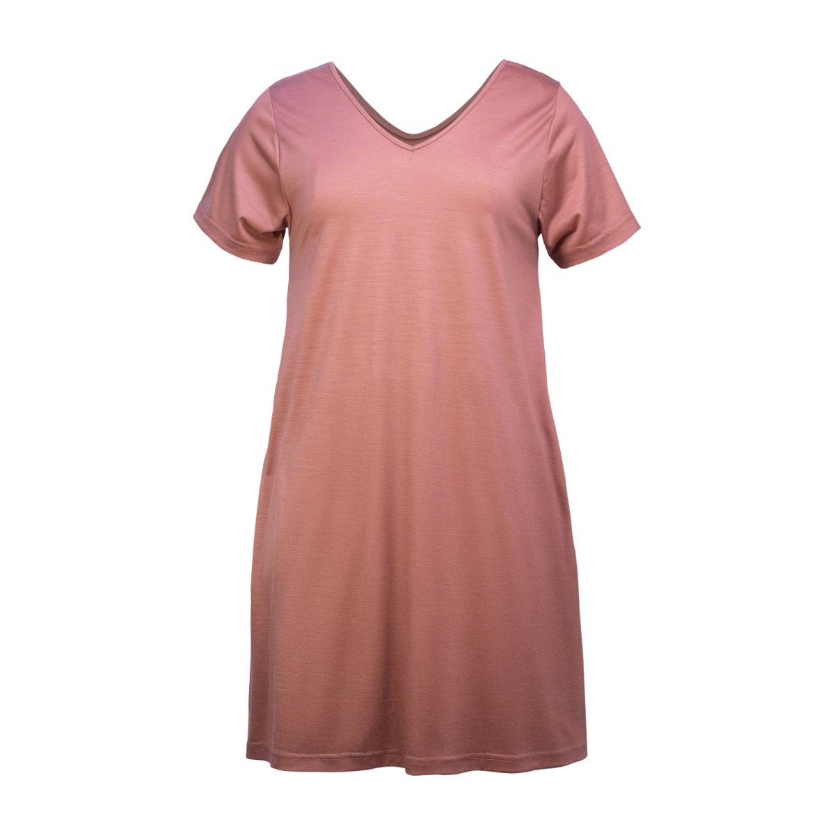 Robe Mérinos Saumon - Mingan - BONNETIER