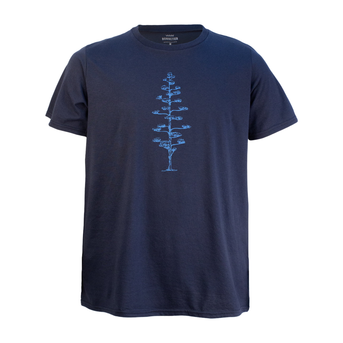 T-Shirt Homme Marine - Hinoki - BONNETIER