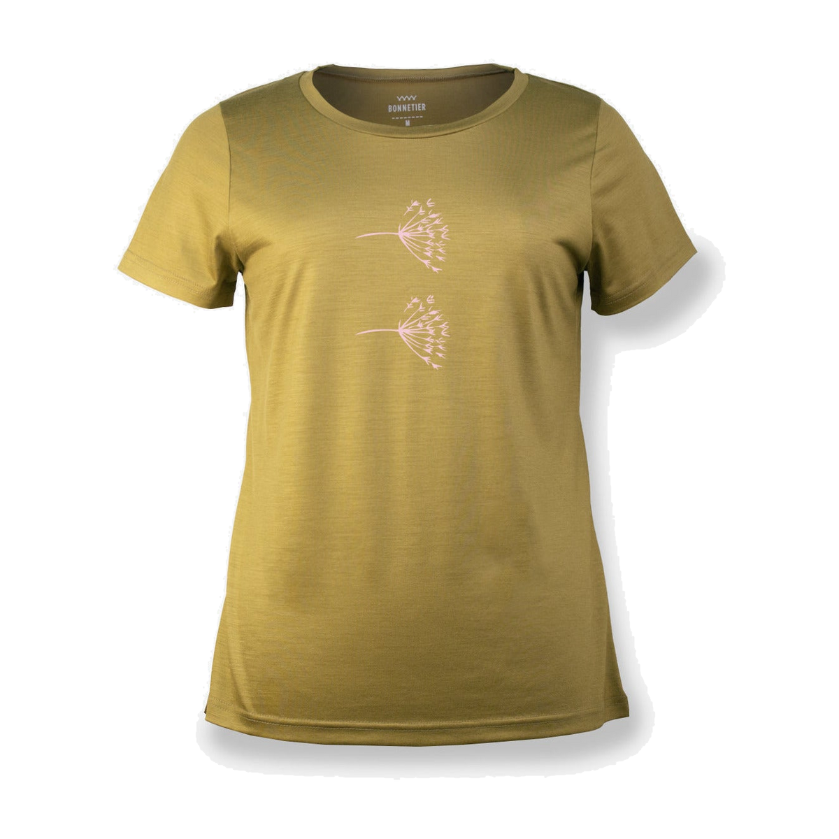 T-Shirt Mérinos Femme Miel Ultra Léger - Deux Pissenlits - BONNETIER