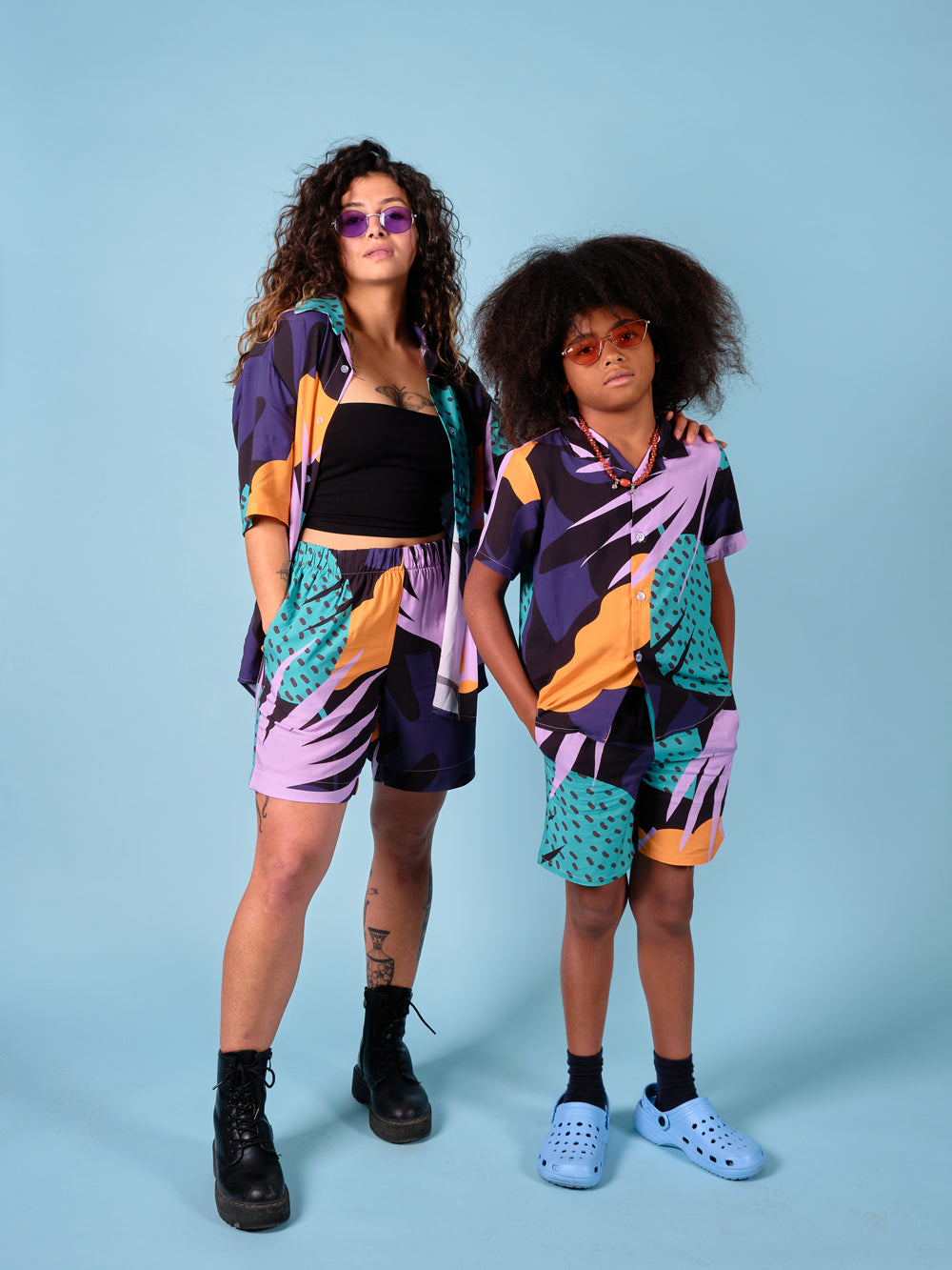 Dark Monstera Kids Shirt