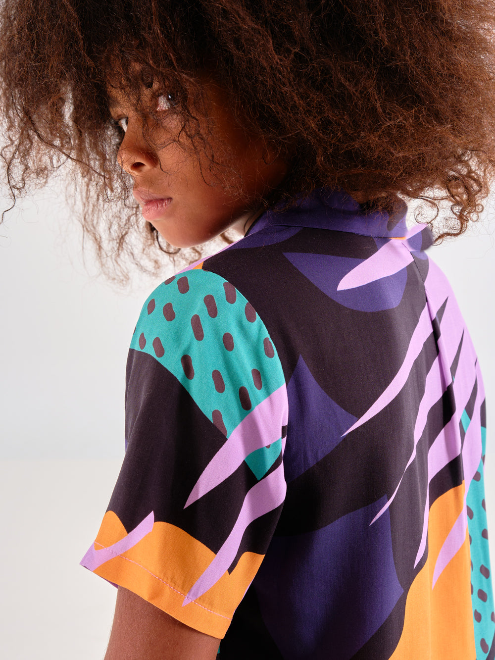 Dark Monstera Kids Shirt