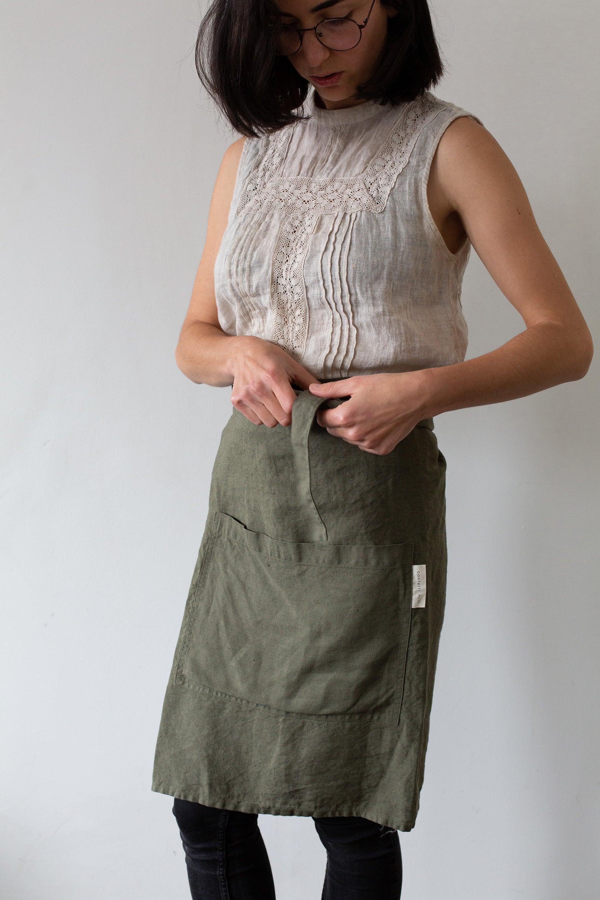 Demi-tablier - Vert fôret