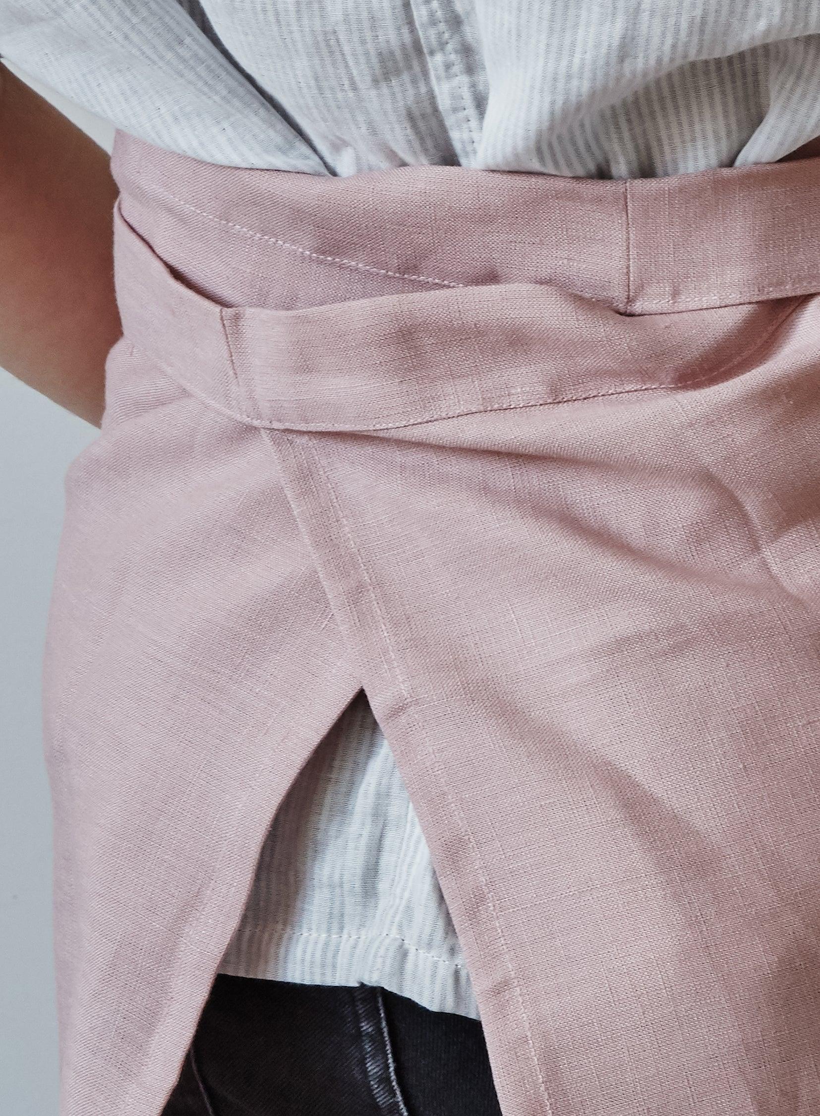 Demi-tablier - Vieux-rose