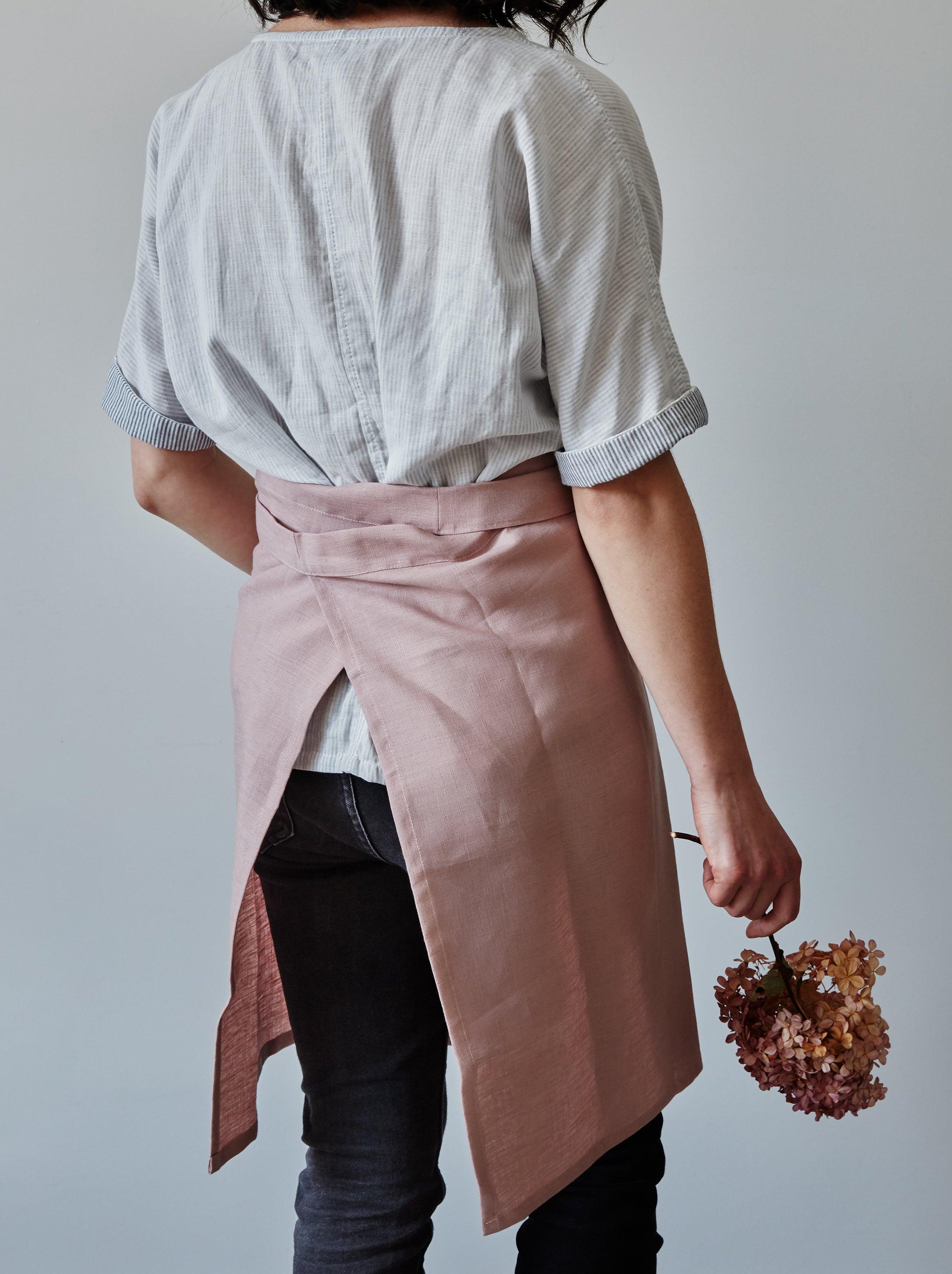 Demi-tablier - Vieux-rose