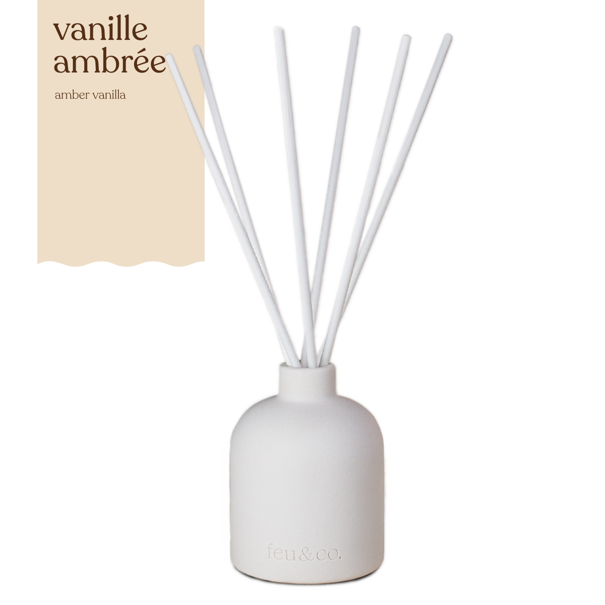 Diffuseur à roseaux - Vanille ambré