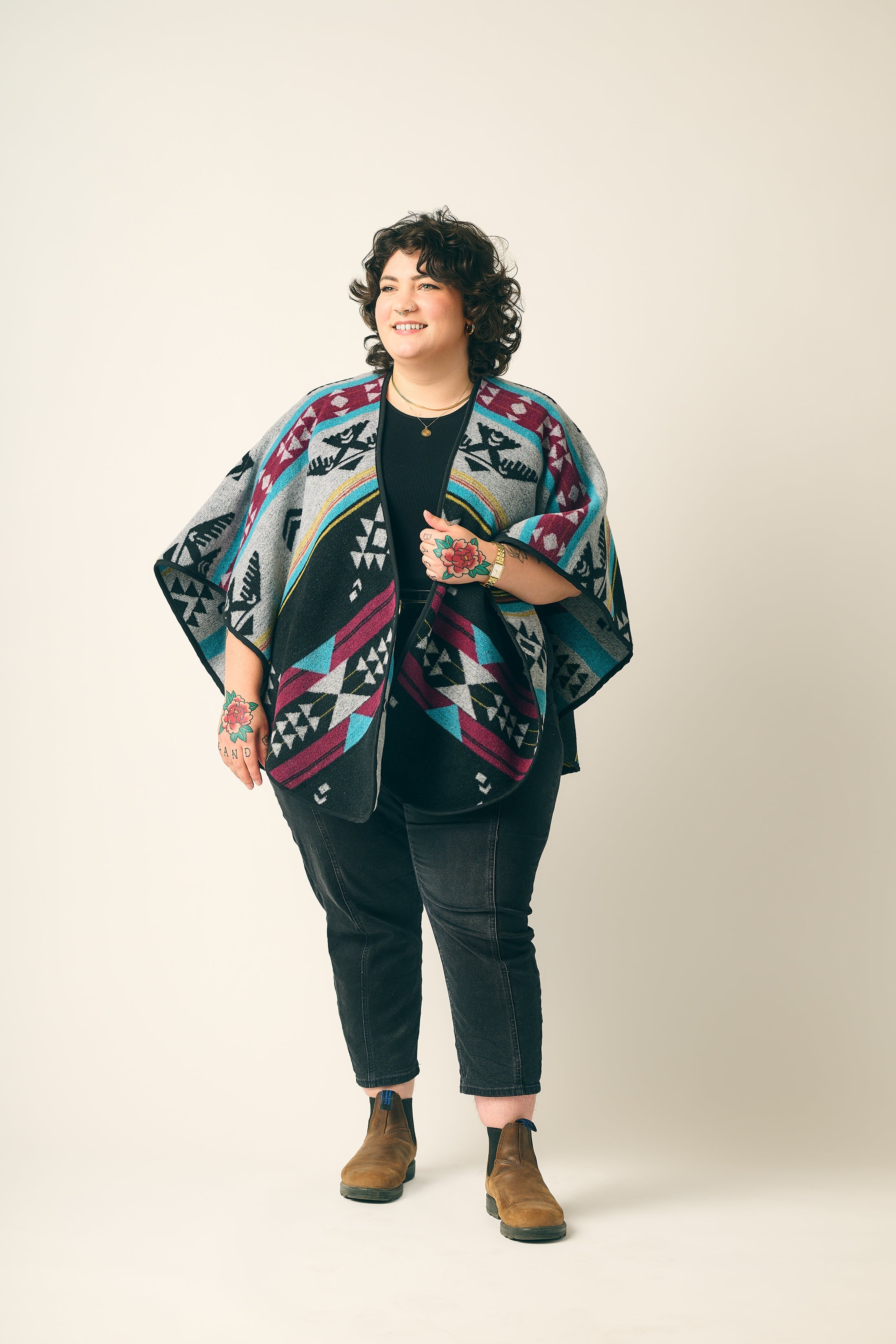 Châle écoresponsable Éclair