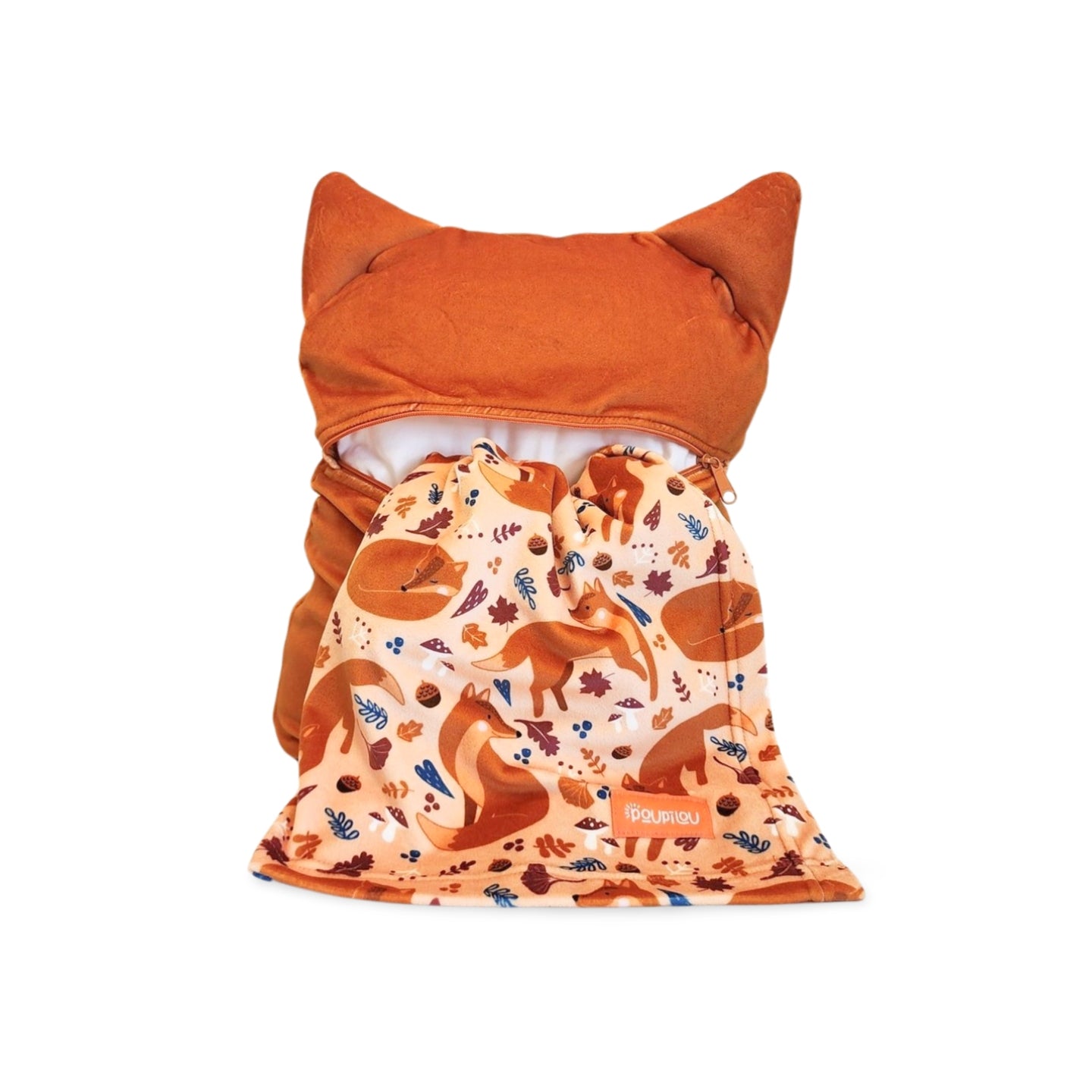 Ensemble Peluche Couverture 3 en 1 - Renard