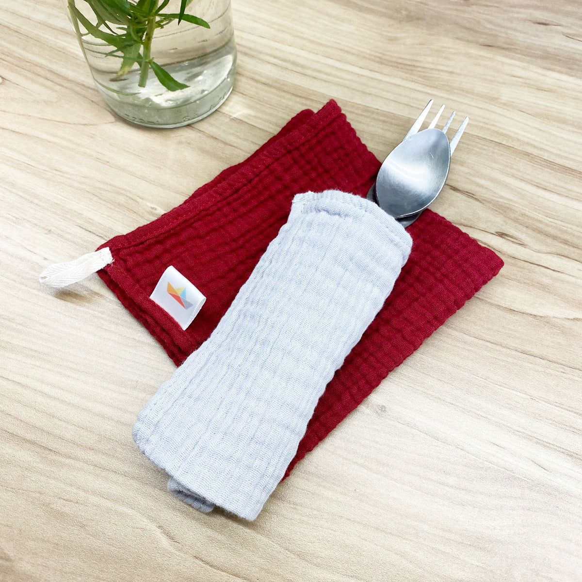 Essuie-tout lavables de table - 3 unités