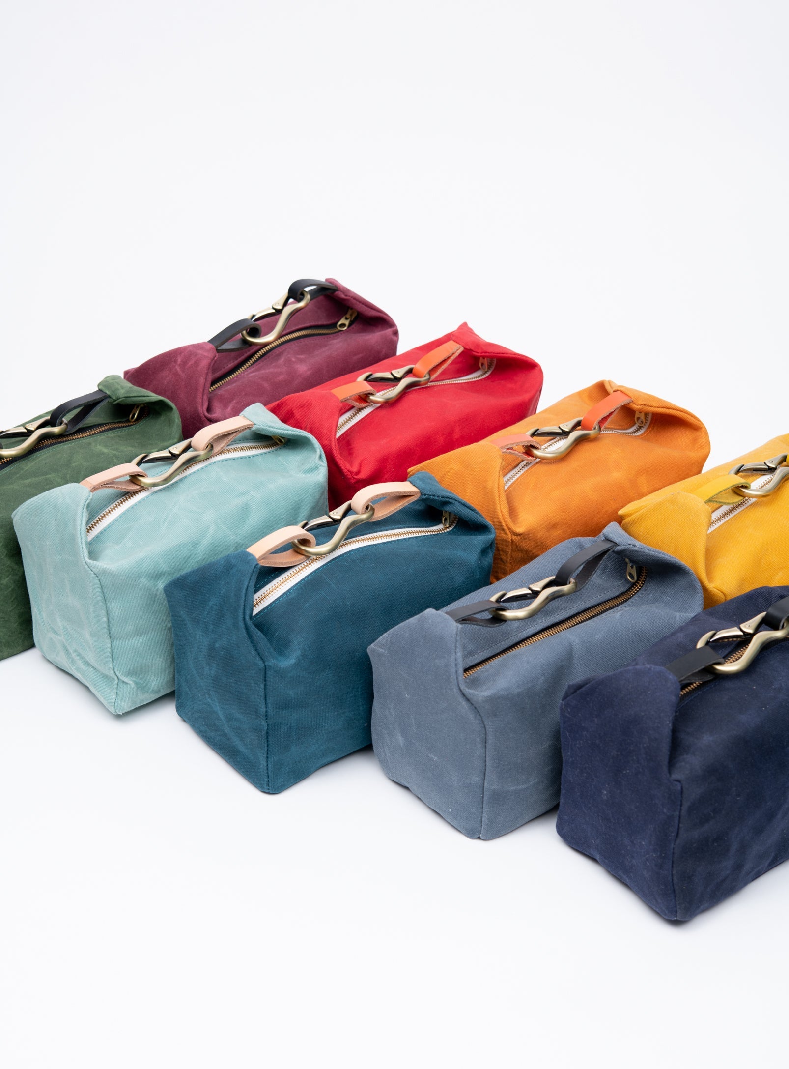 Étui de voyage en coton ciré modèle DES CARRIÈRES