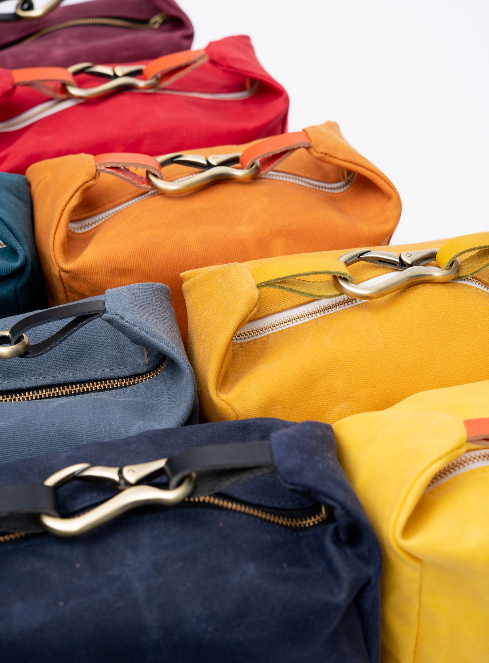 Étui de voyage en coton ciré modèle DES CARRIÈRES