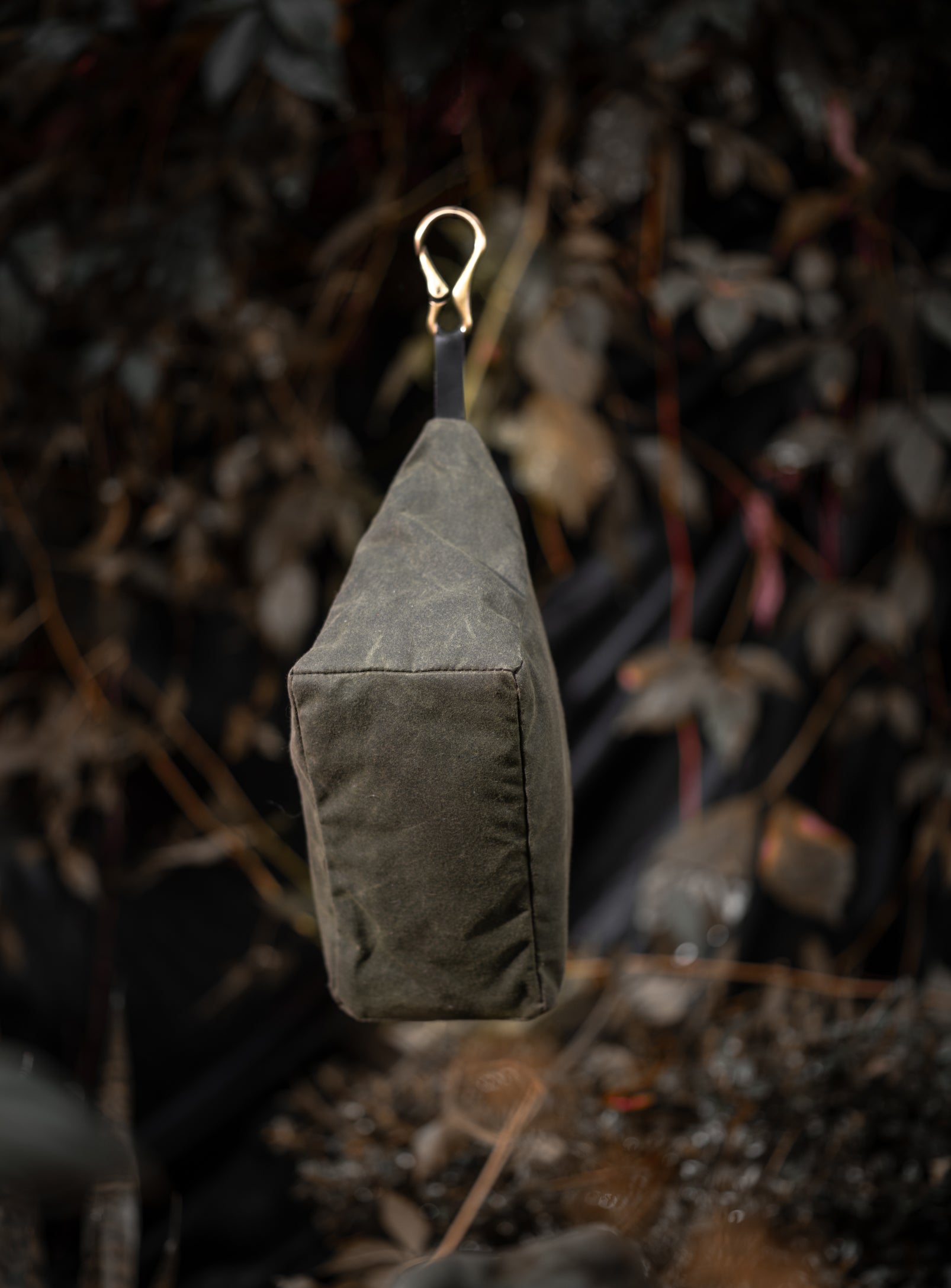 Étui de voyage en coton ciré modèle DES CARRIÈRES