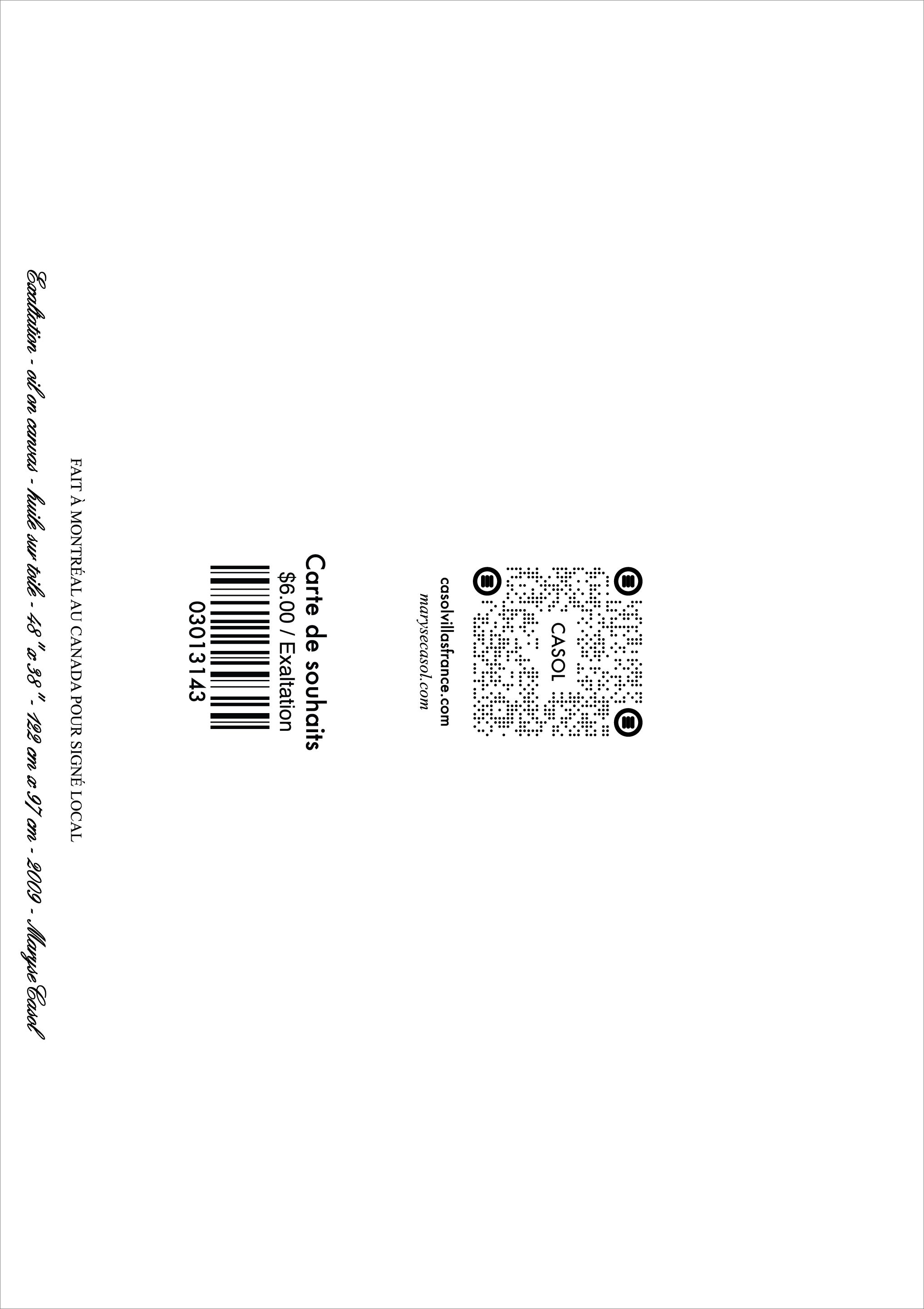Carte de souhait - Exaltation