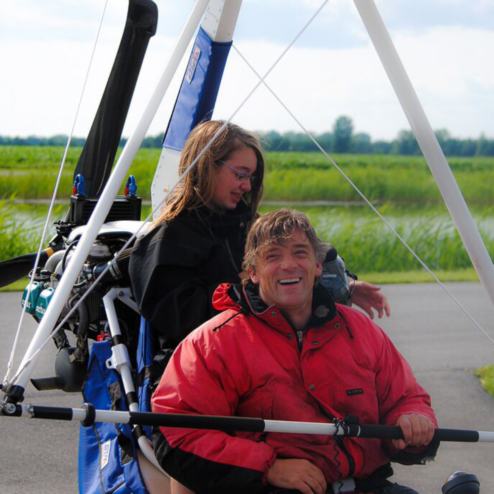 Motorized hang glider flight for 1 person - Rou-Air Aviation