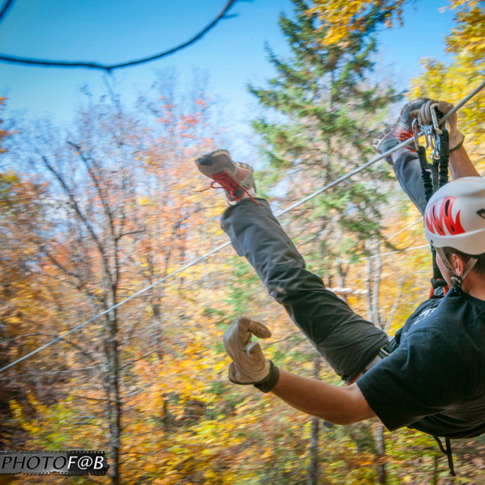 Zipline activity for 2 people - Kanatha-Aki