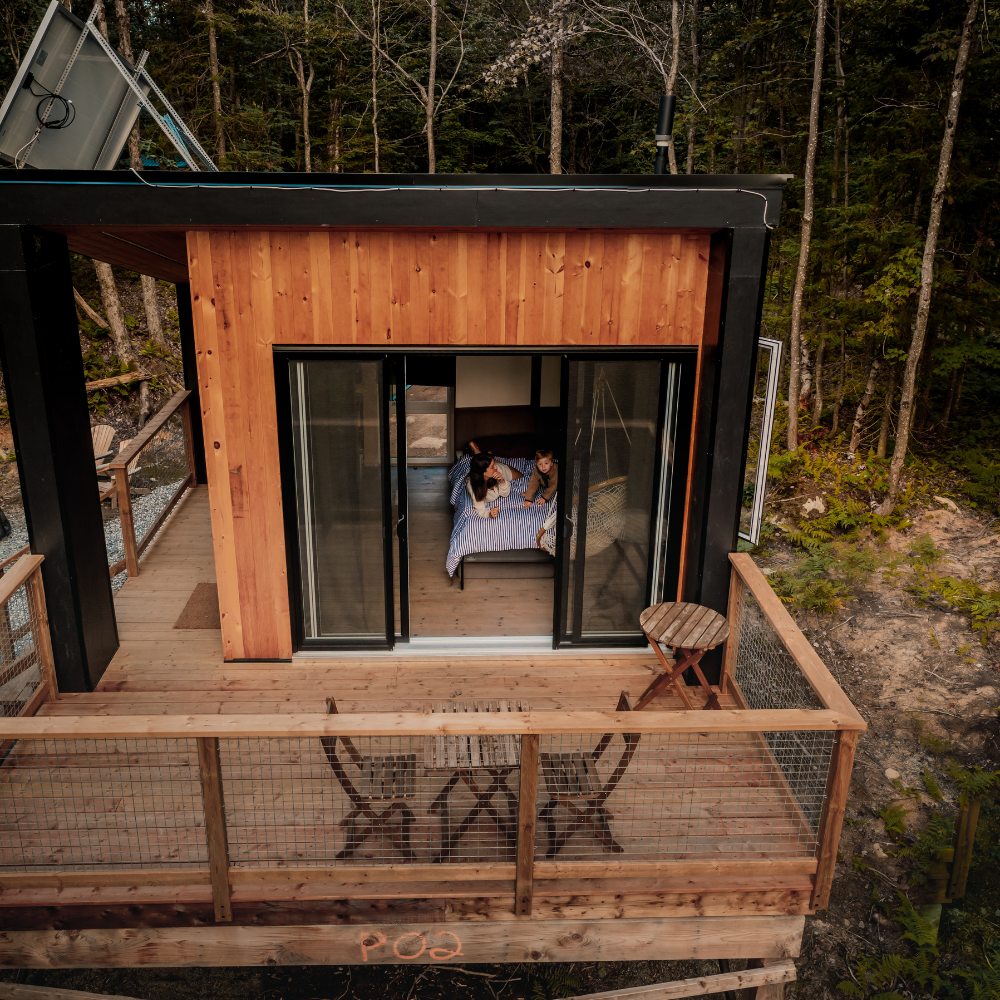 A credit for a stay in a cabin for 2 people - Laö Cabines