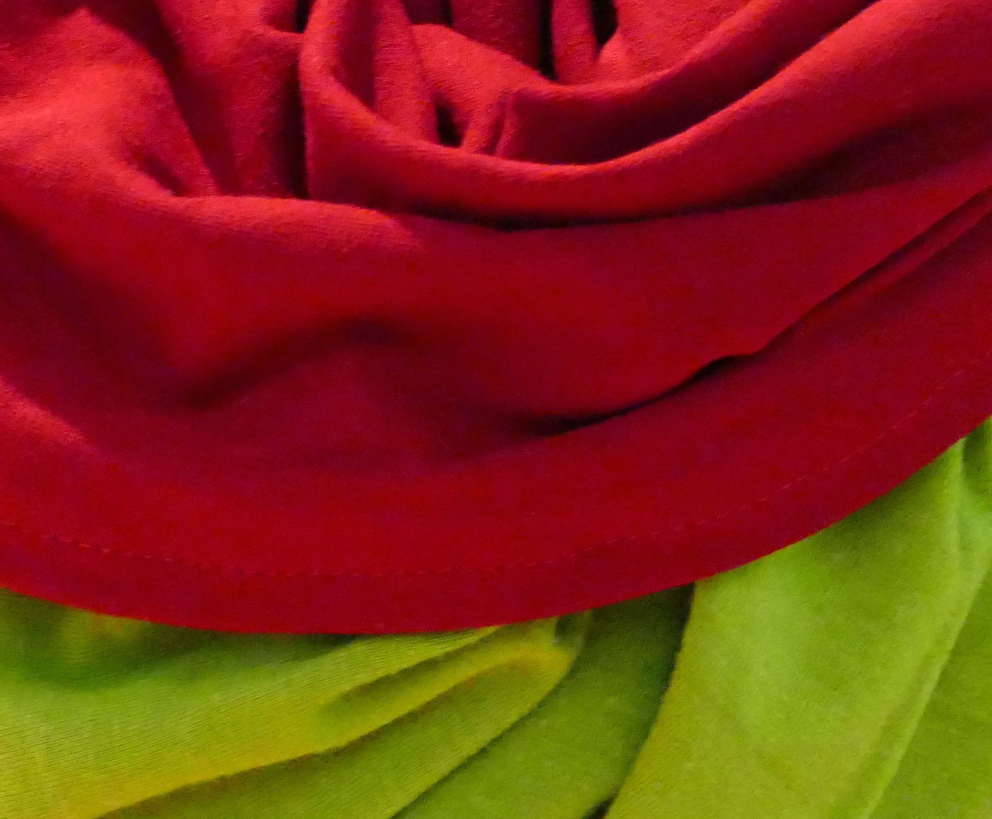 Foulard en coton biologique rouge