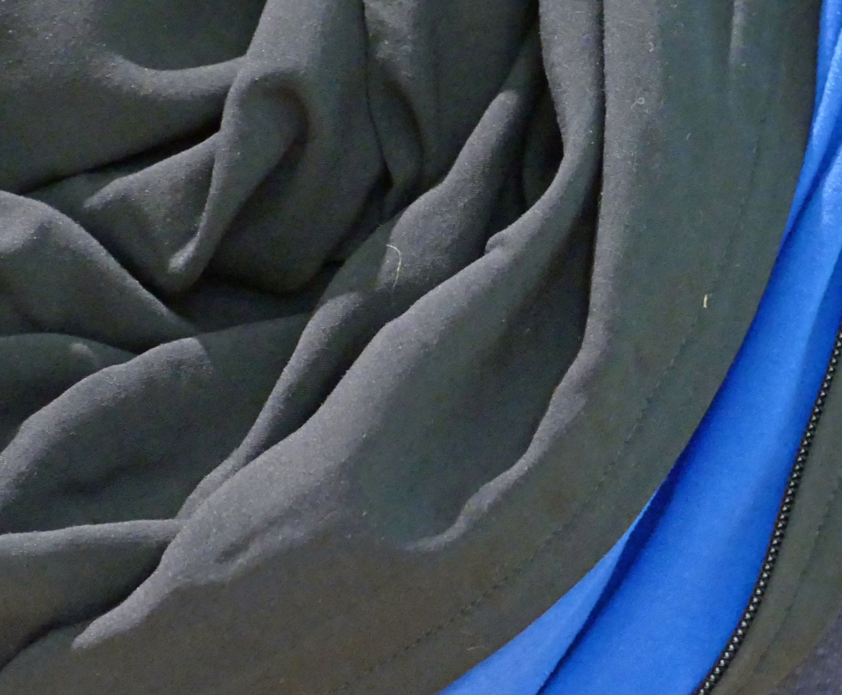 Foulard infini en coton biologique noir uni pour femme