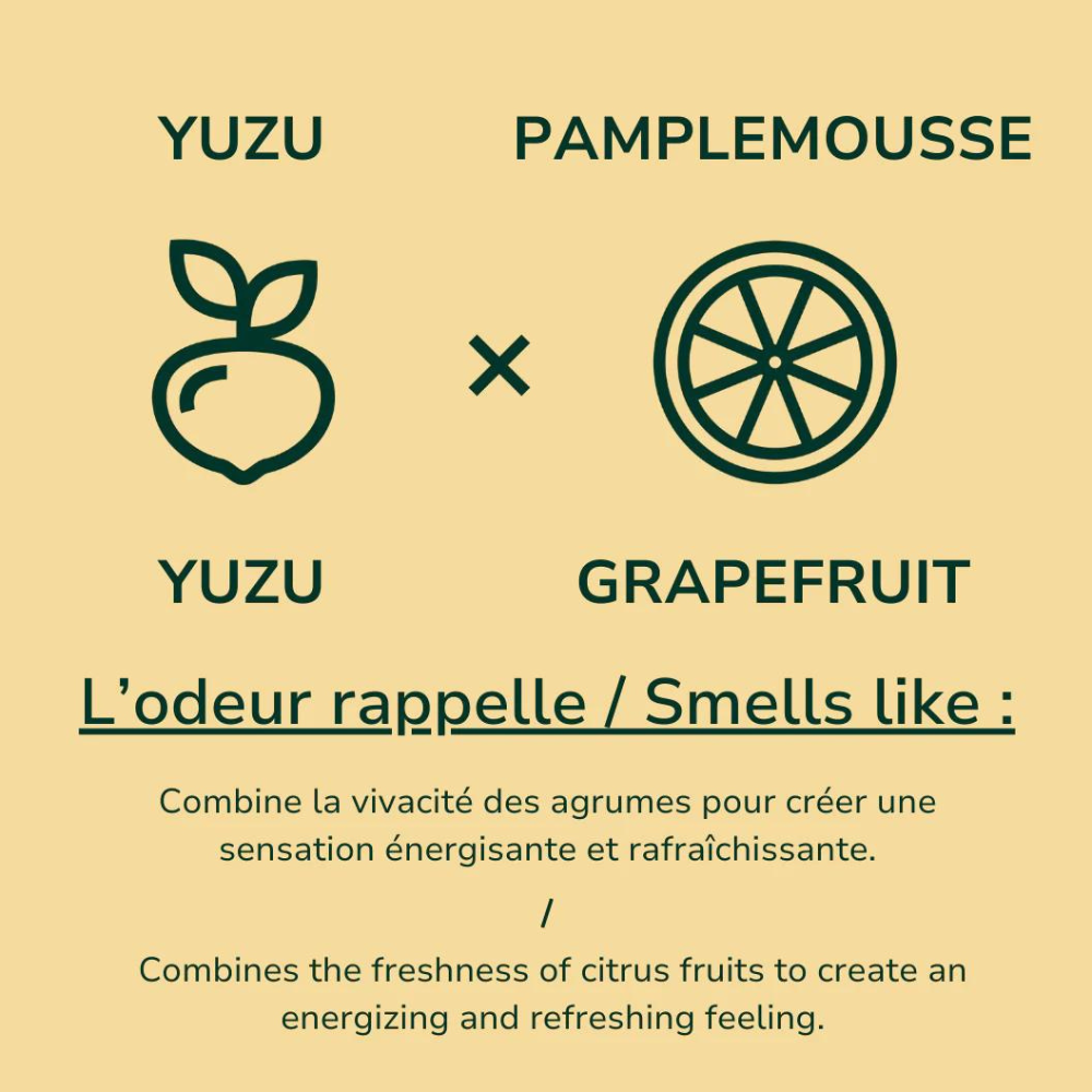 Gel douche Unisexe Naturel - Yuzu et Pamplemousse