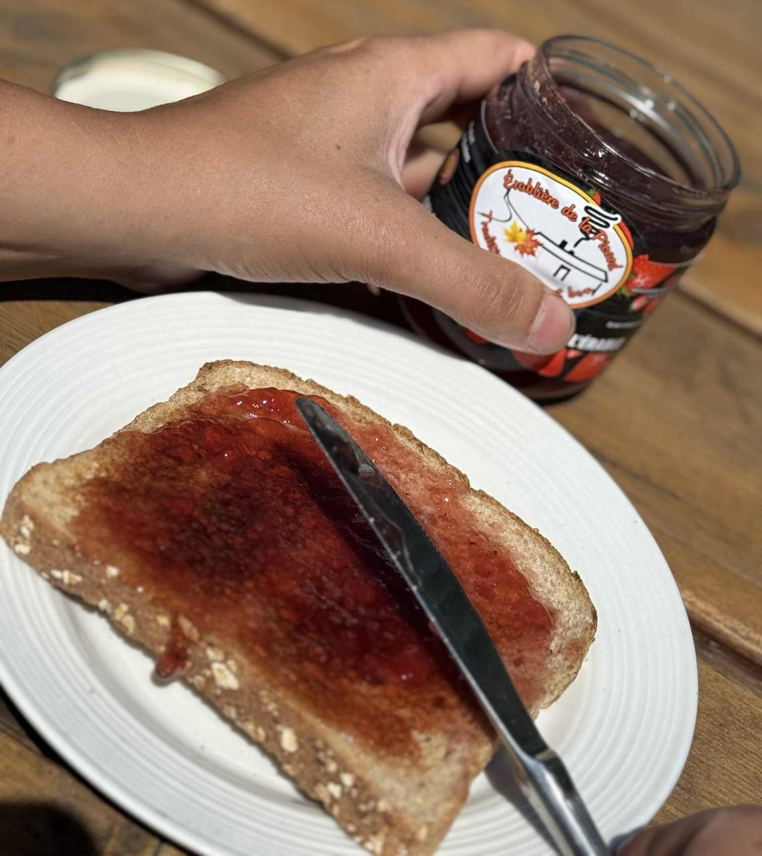 Gelée de fraise et érable