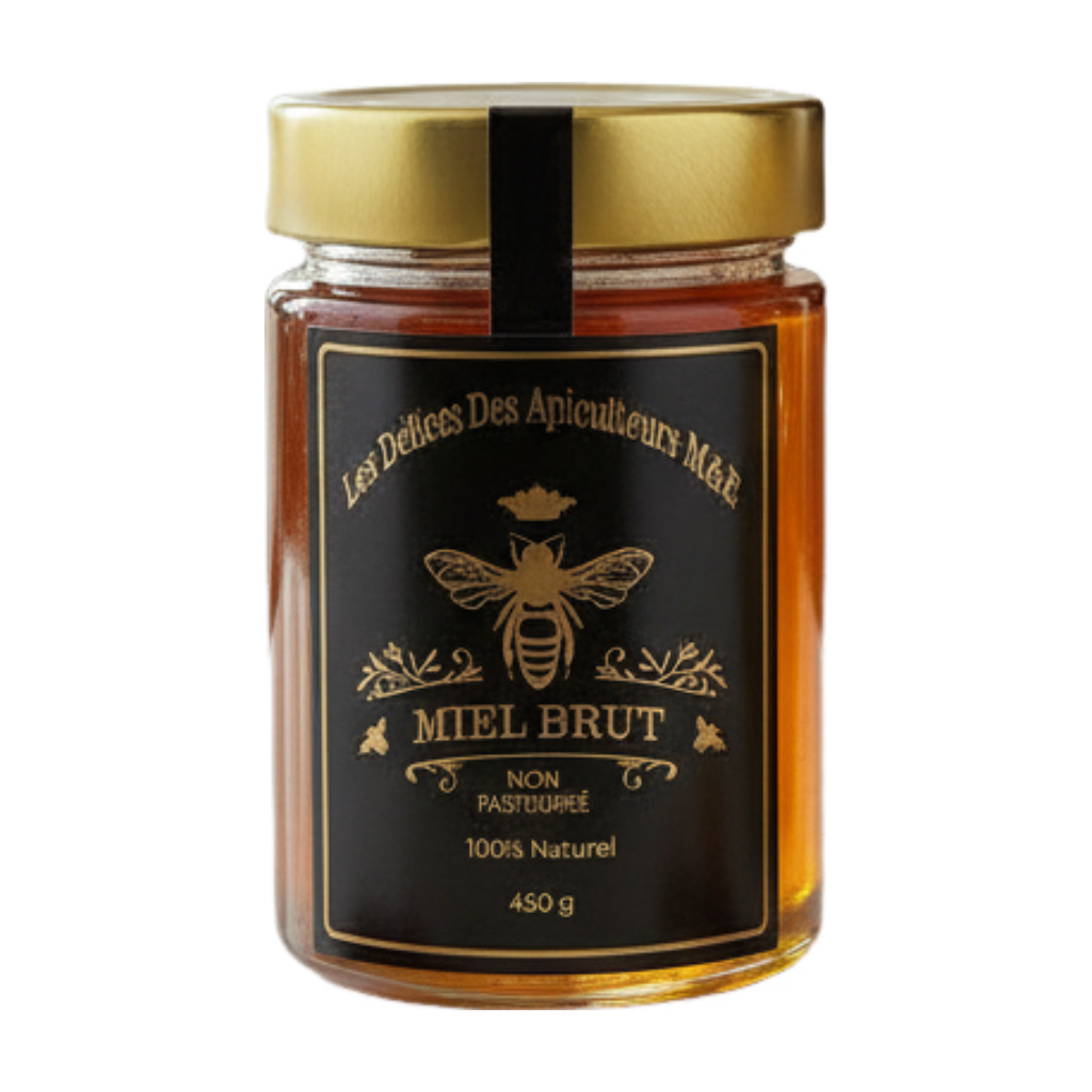 Élixir de Safran : Miel Québécois Pur Infusé de l'Essence Dorée du Safran Iranien