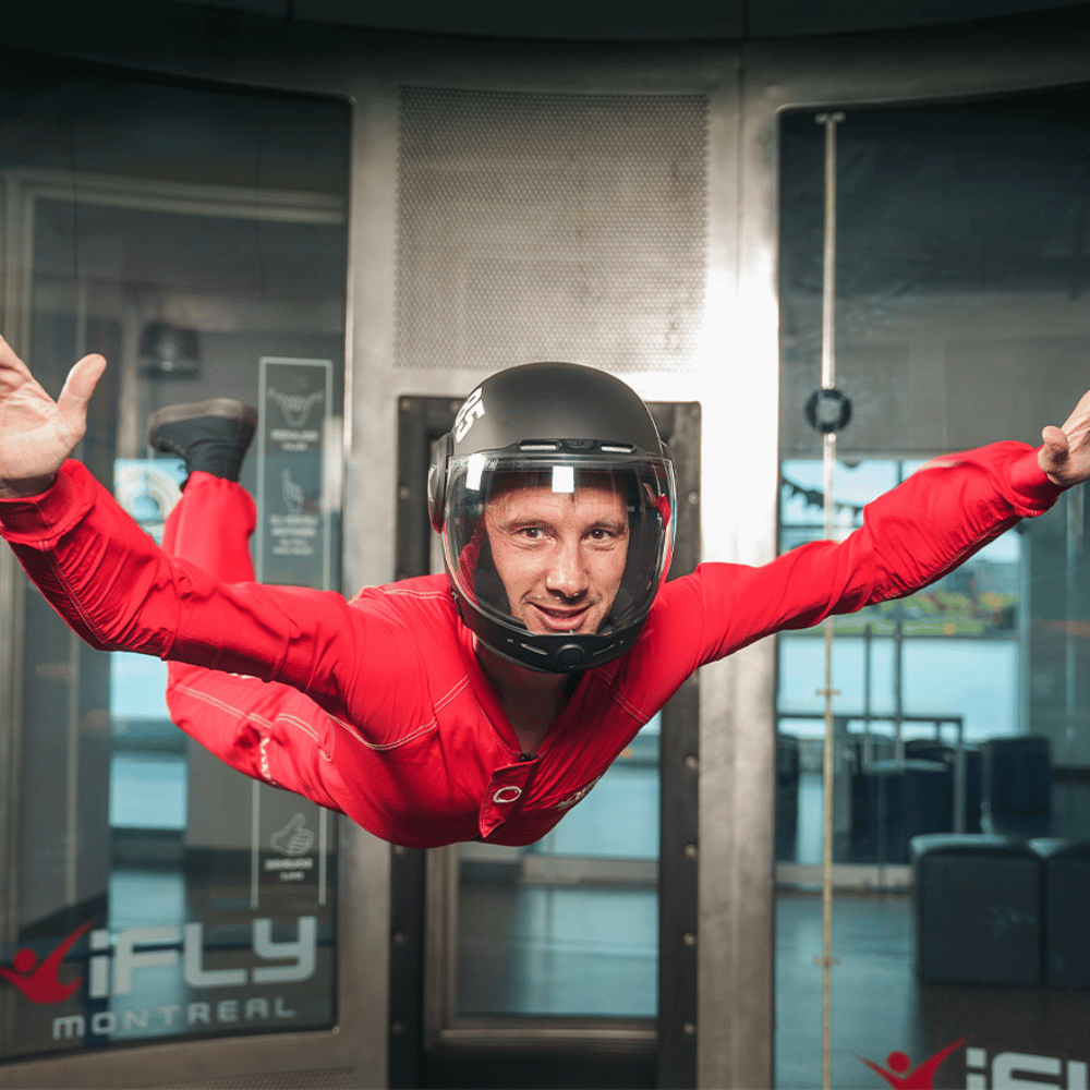Indoor Freefall Experience for 1 Person, 2 Introductory Flights - iFLY Montreal