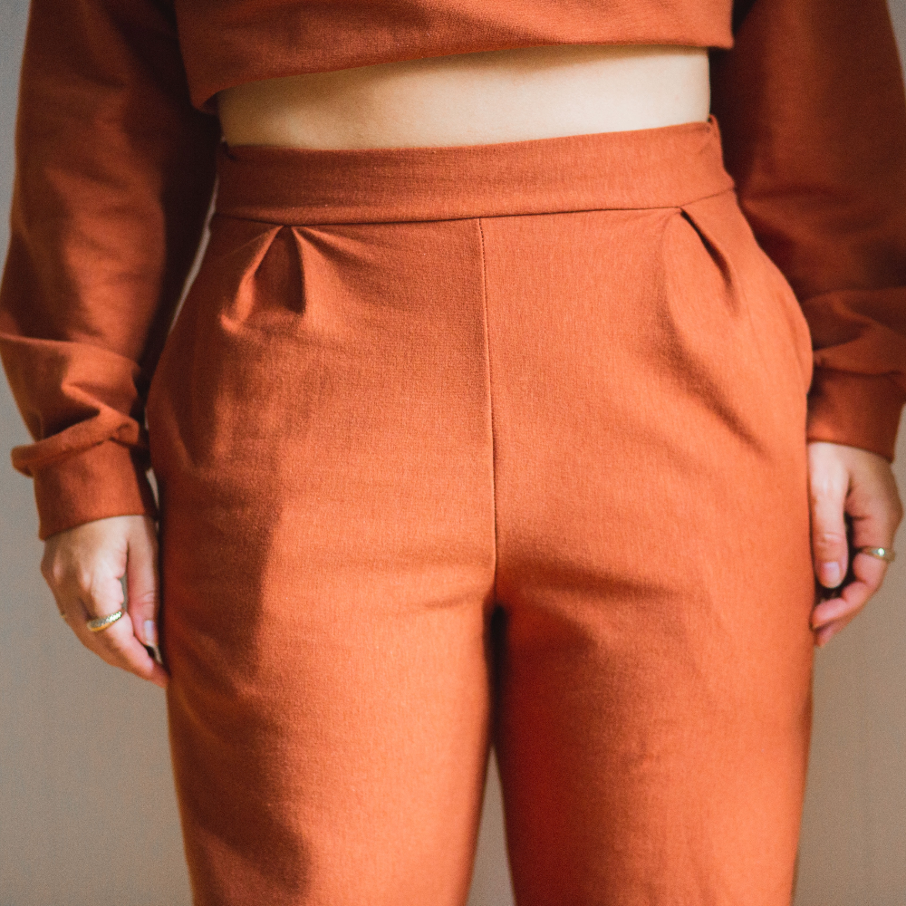 Jogger en Fleece - Gingembre