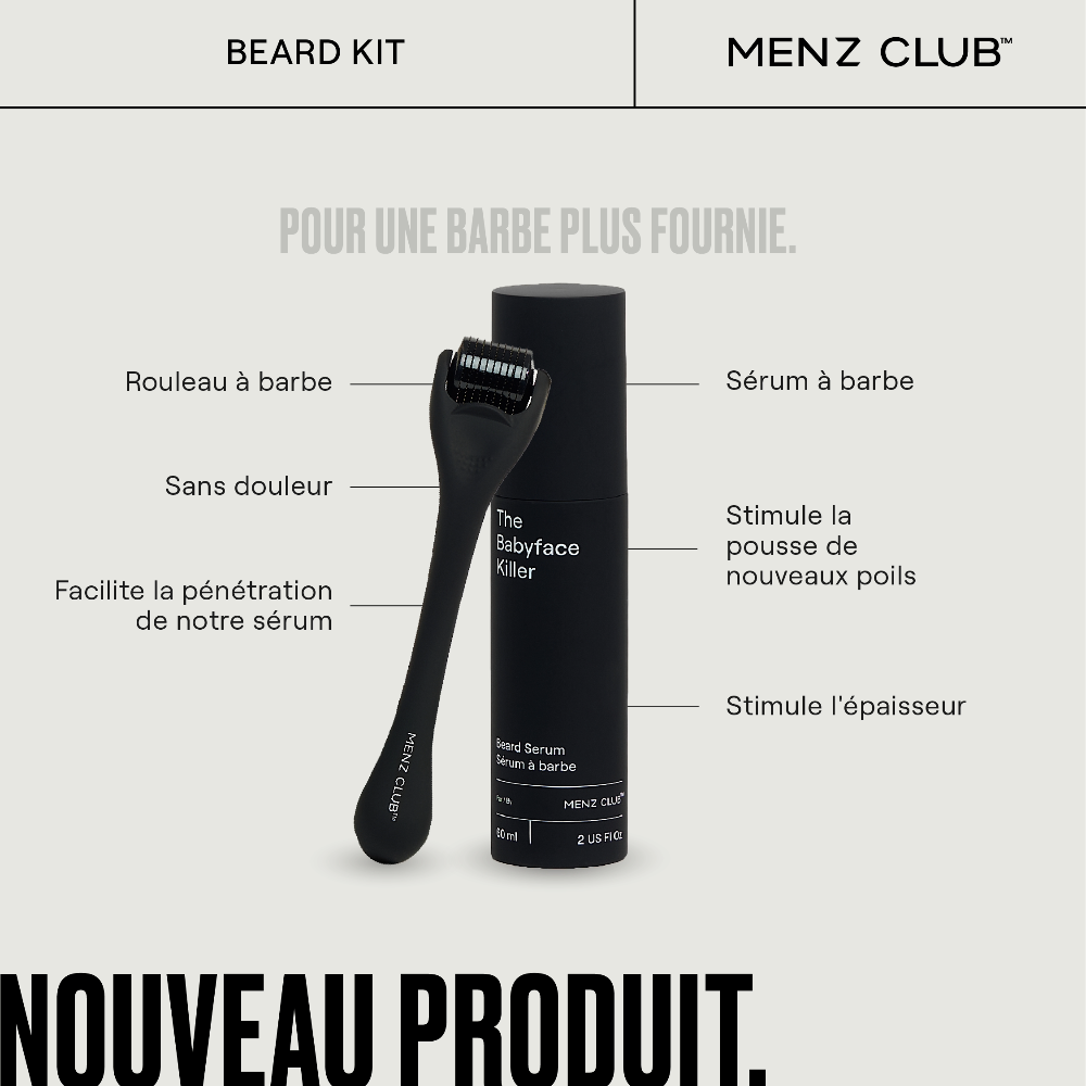 Kit pour faire pousser la barbe - The Babyface Killer