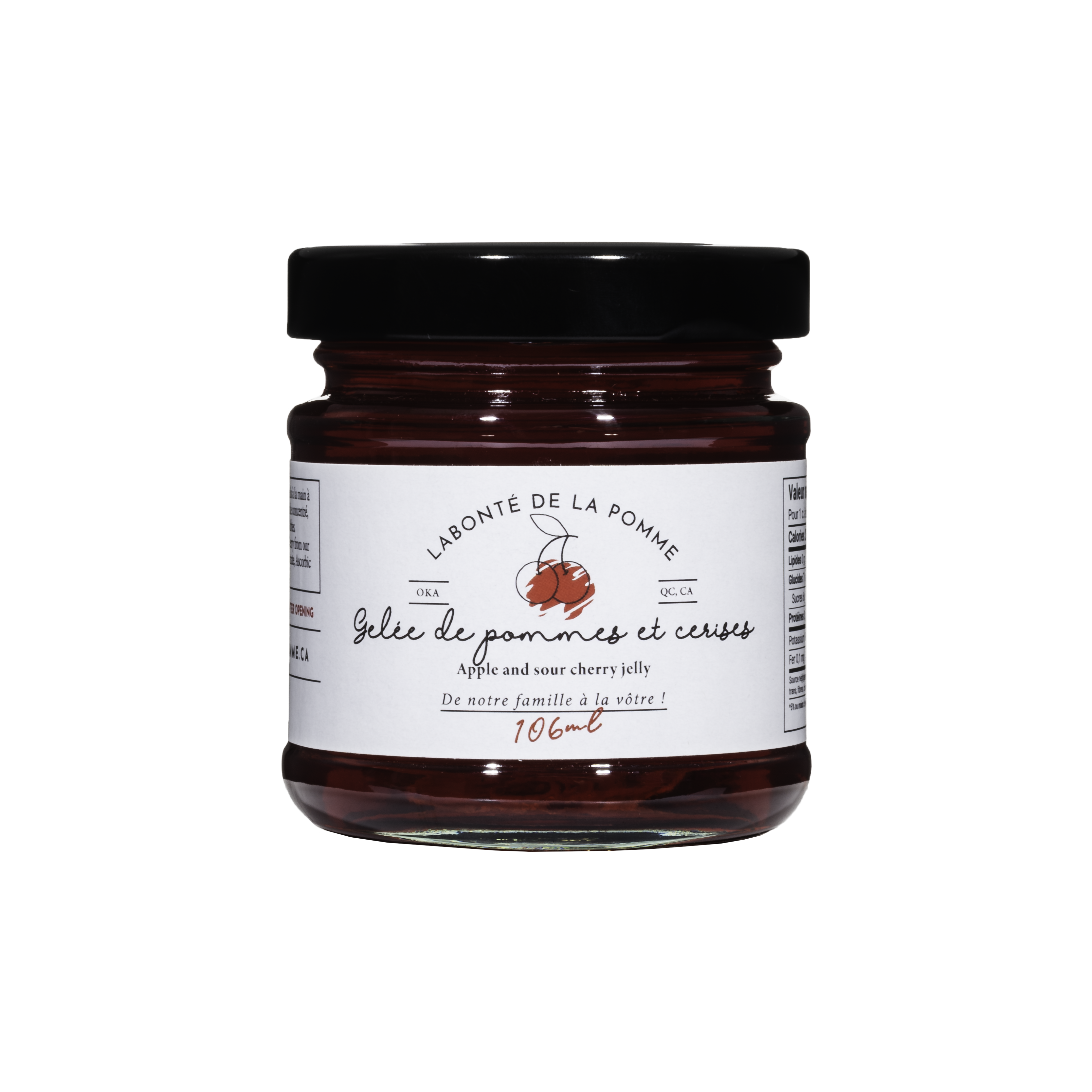 Gelée de pomme et cerises