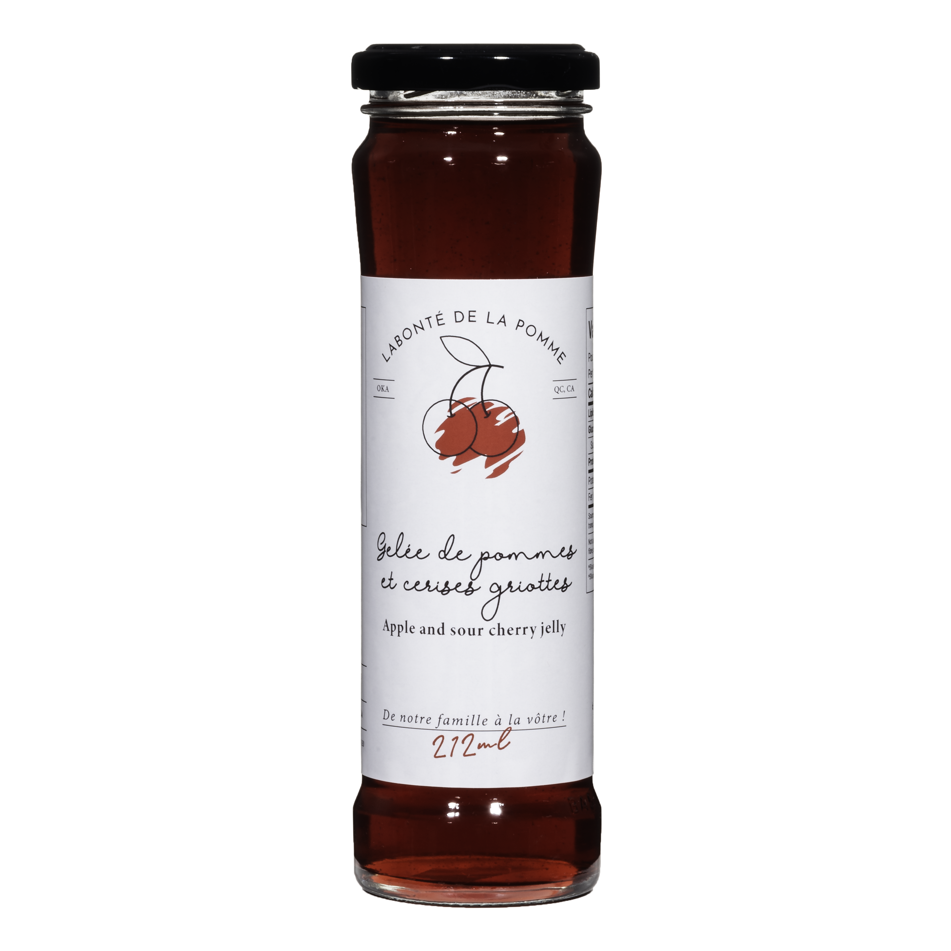 Gelée de pomme et cerises