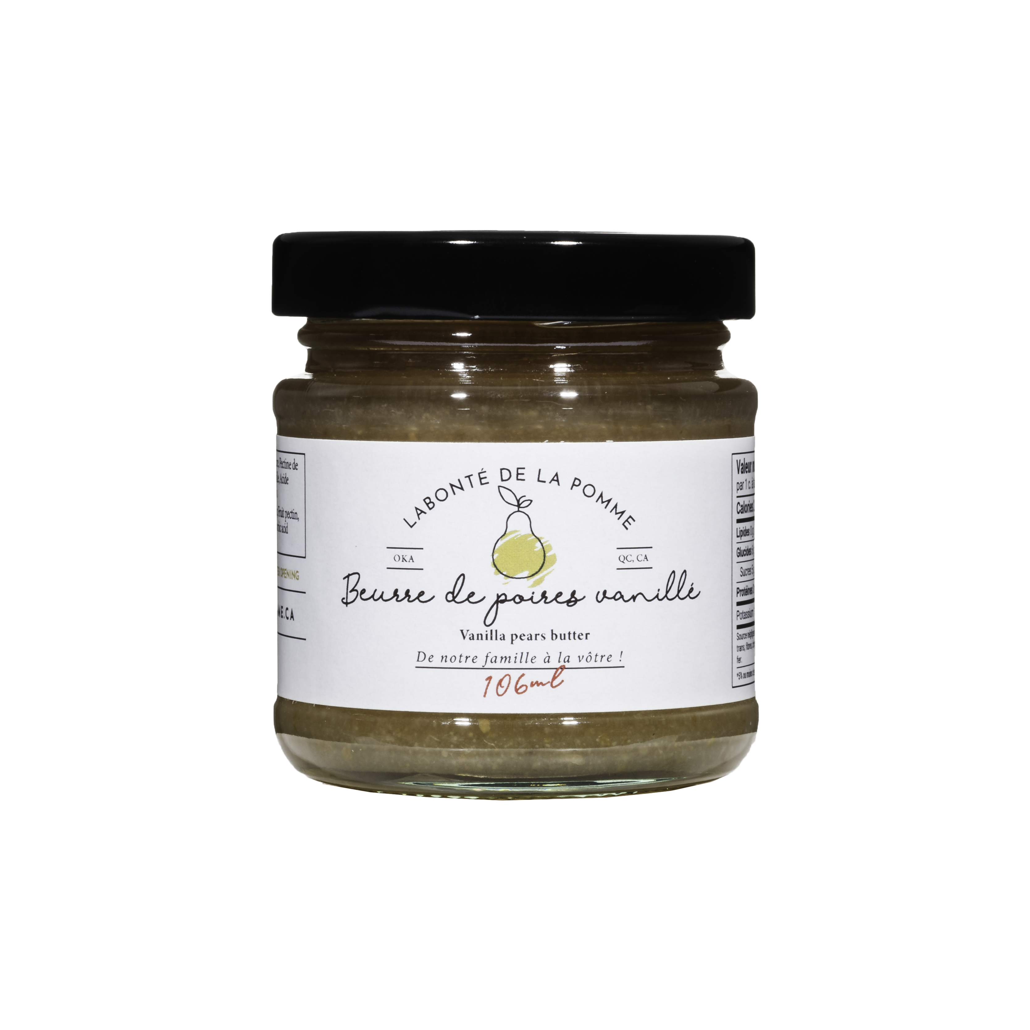 Beurre de poires vanillé