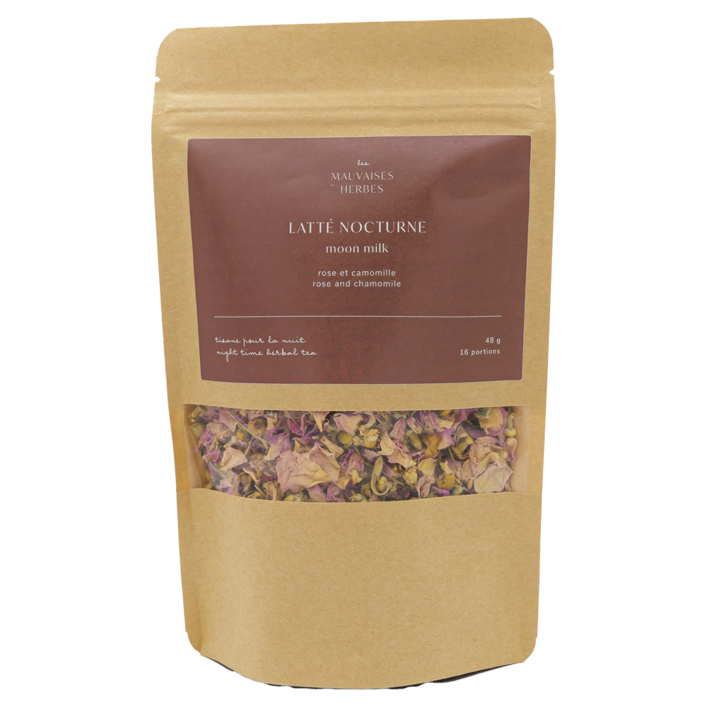 Latté nocturne rose - Rose et Camomille