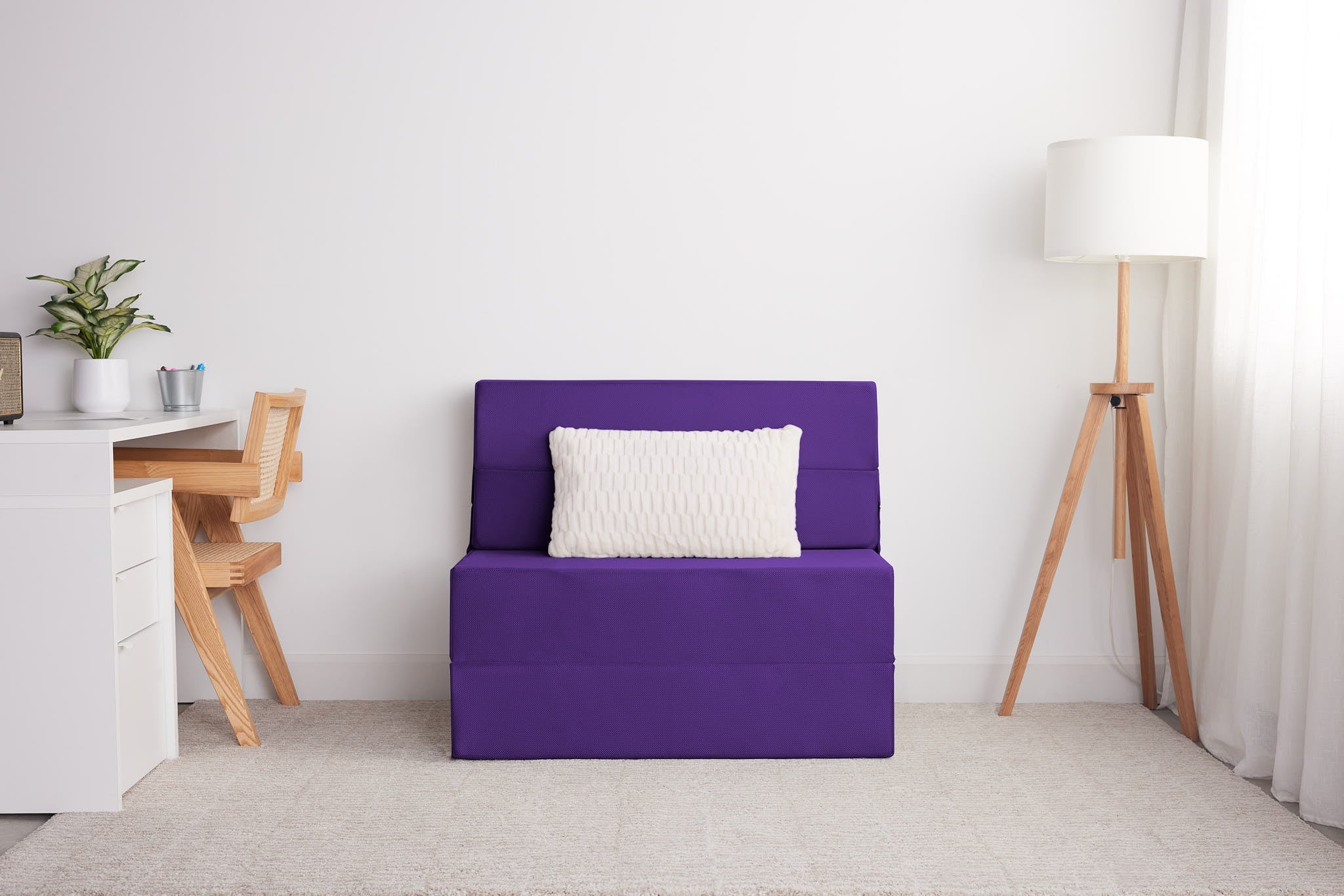 Le Polycouch - Matelas Pliable en Mousse Mémoire & Divan