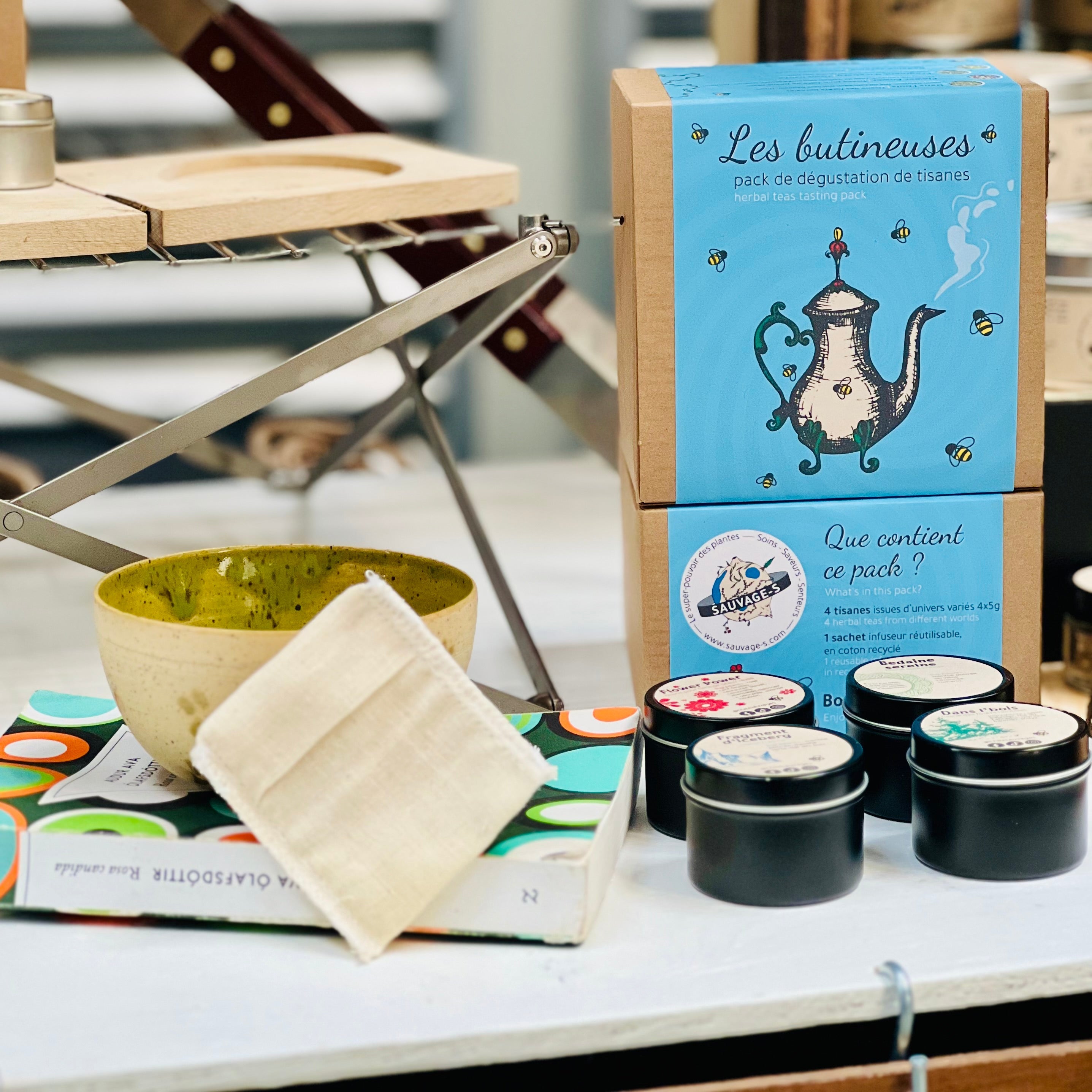 Les butineuses - Coffret de dégustation de tisanes