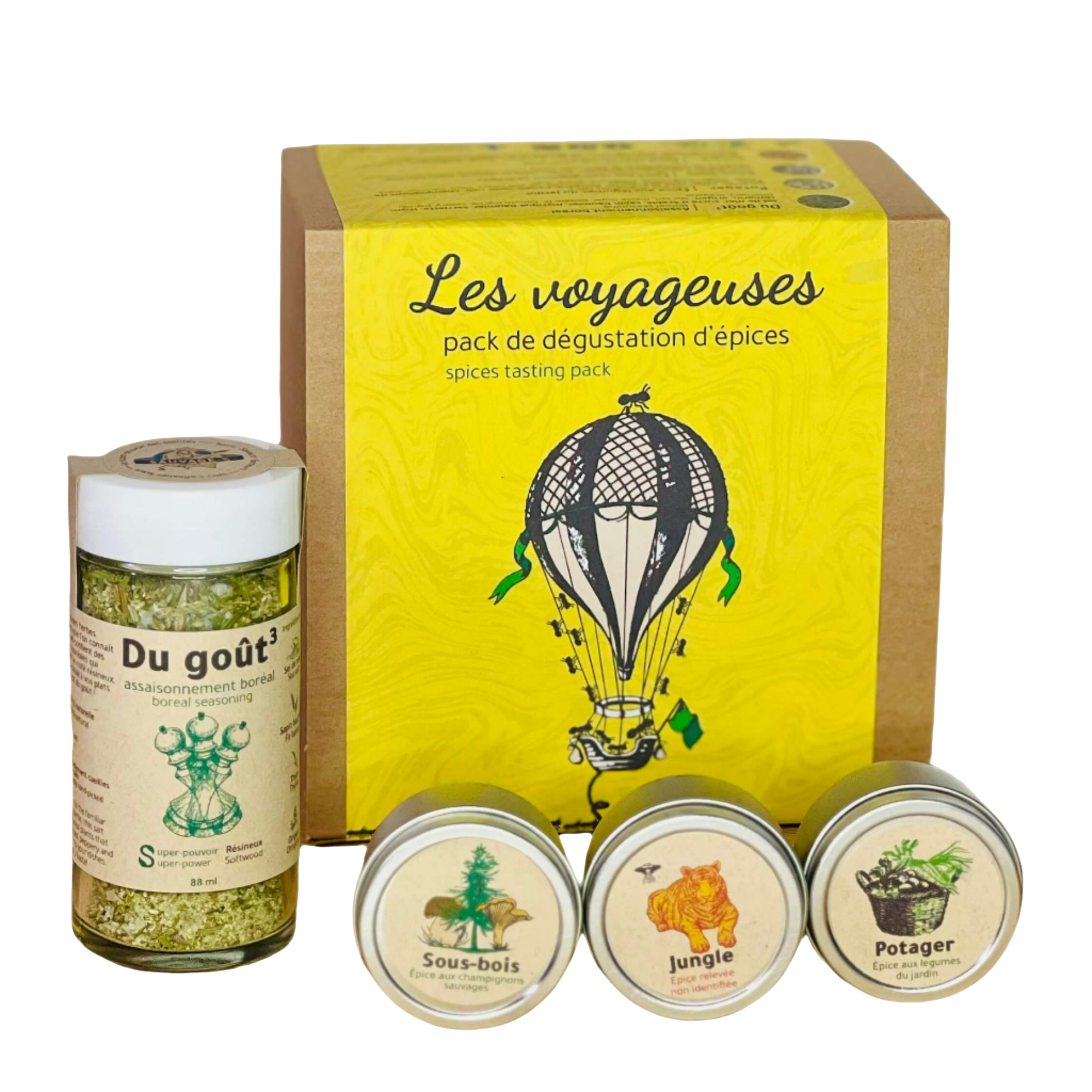 Les voyageuses - Coffret de dégustation d’épices