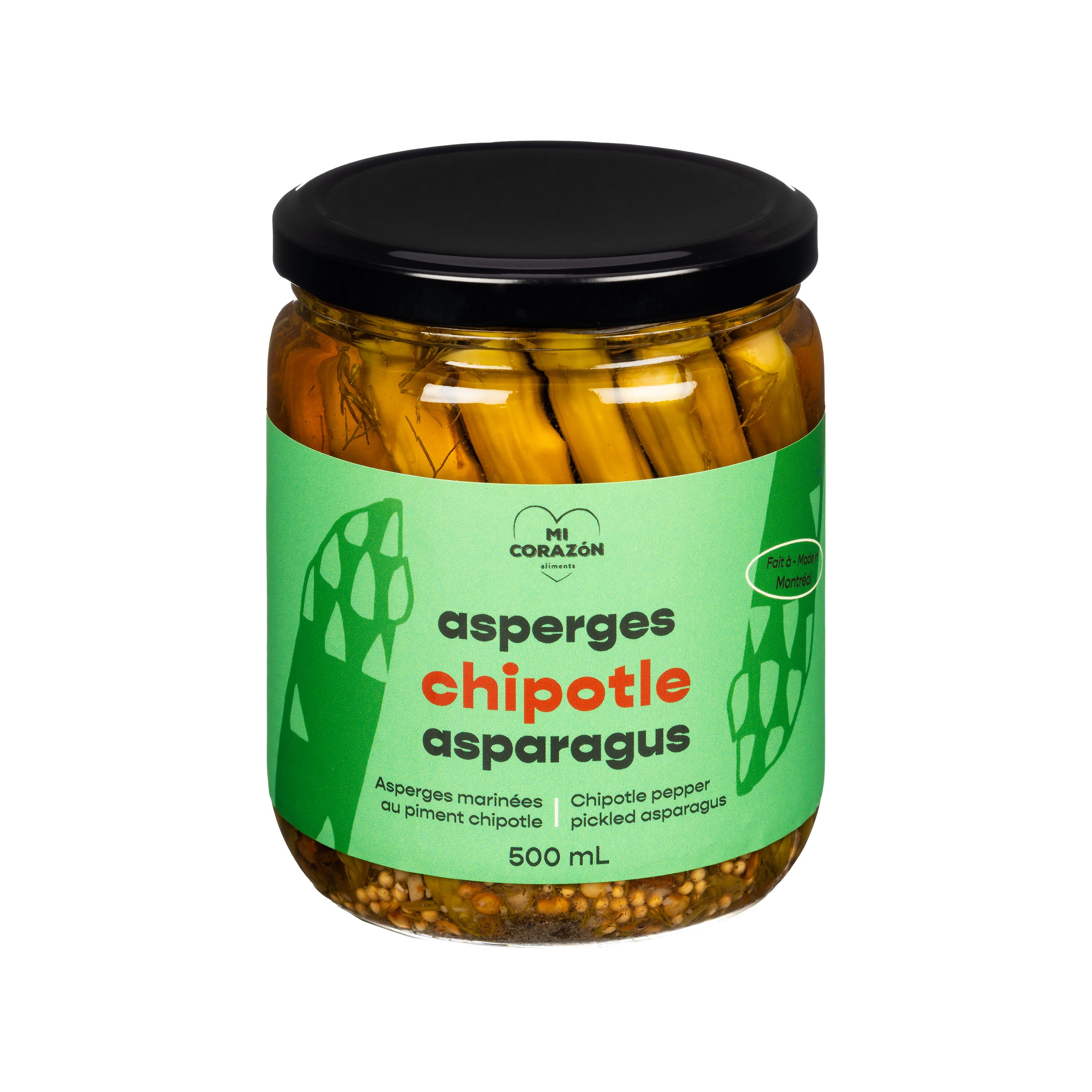 Asperge marinés chipotle