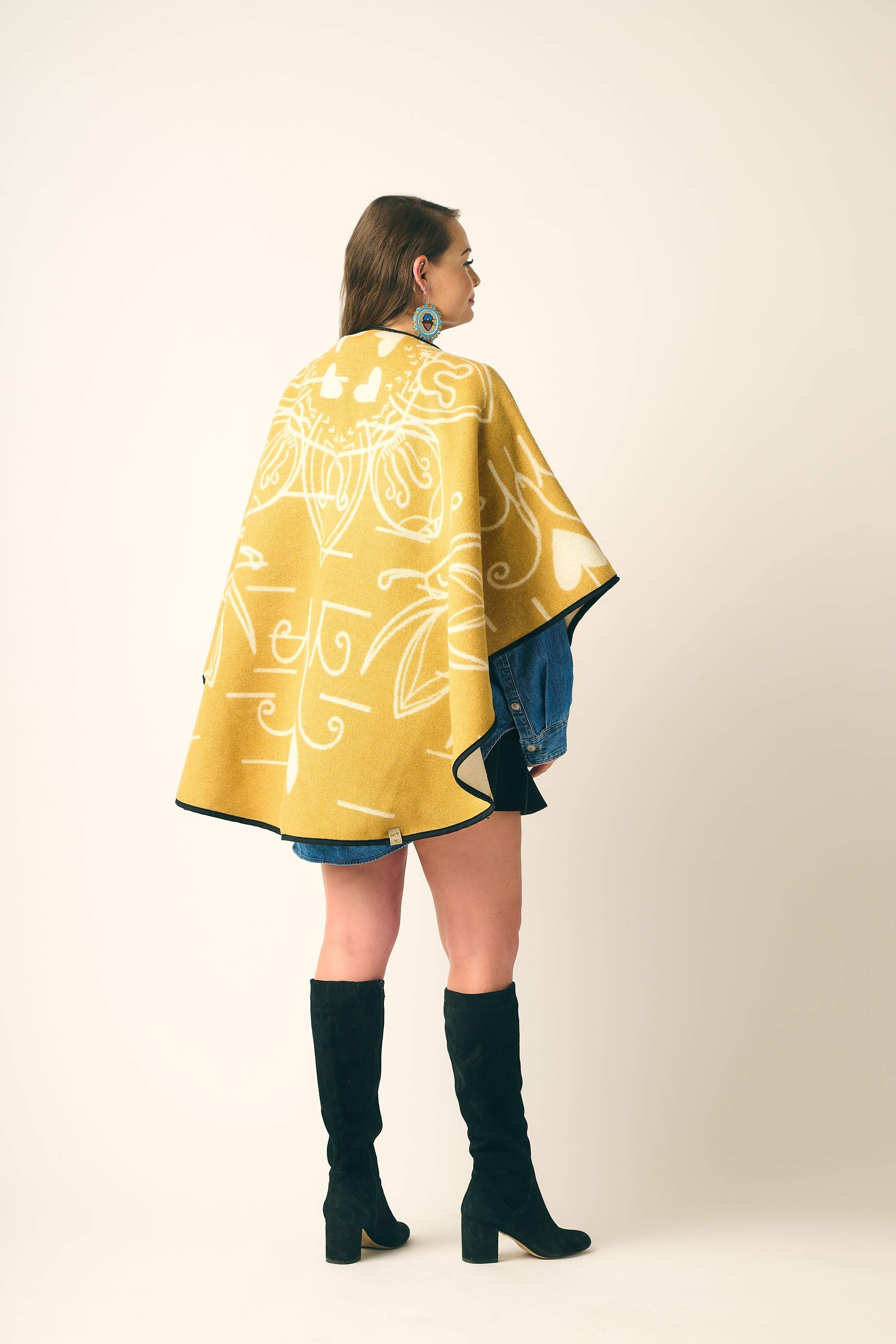 Châle écoresponsable Miel