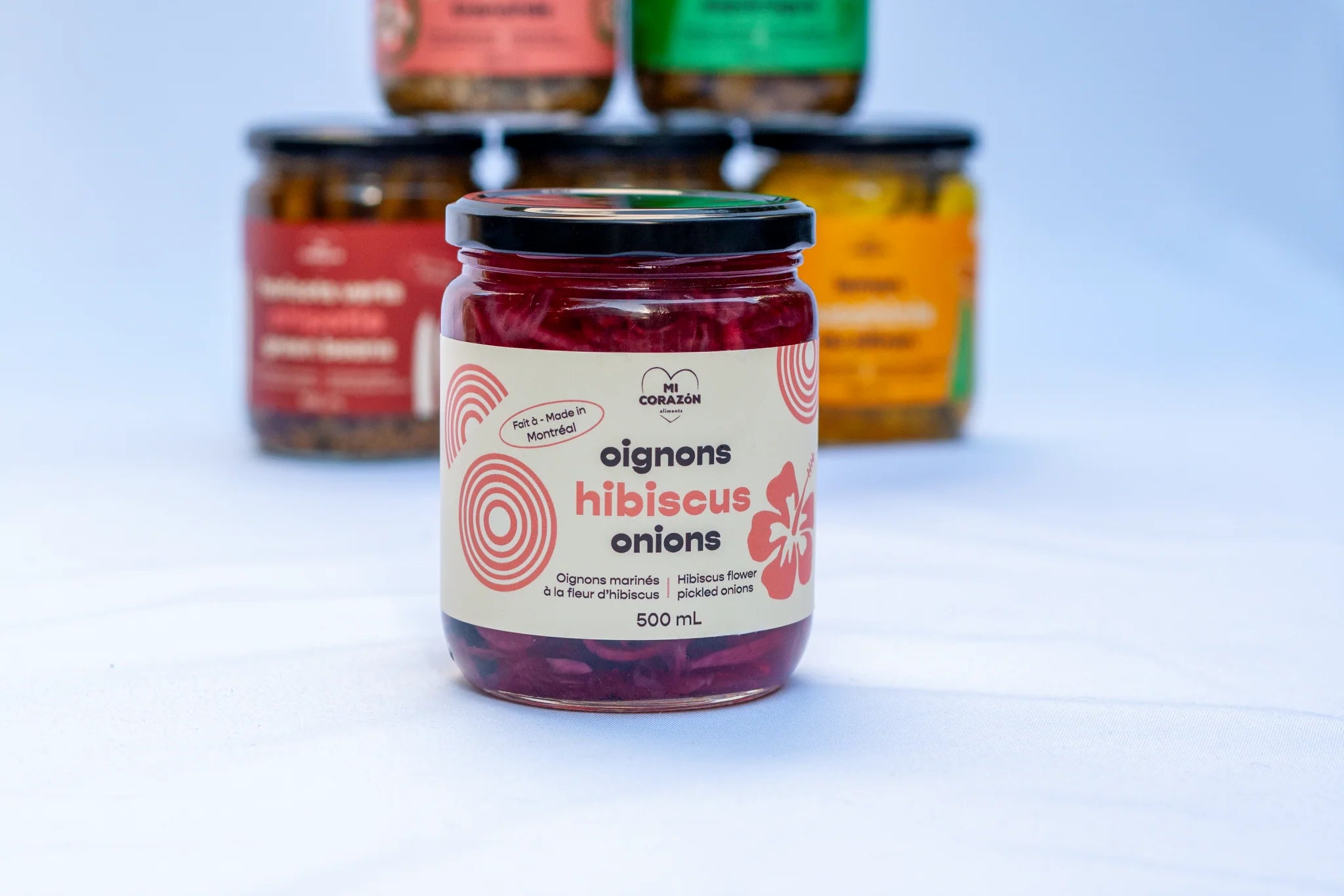 Oignon marinés à la fleur d'hibiscus
