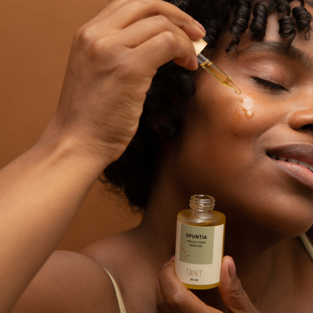 Huile de pépins de figue de barbarie biologique pour le visage - Opuntia