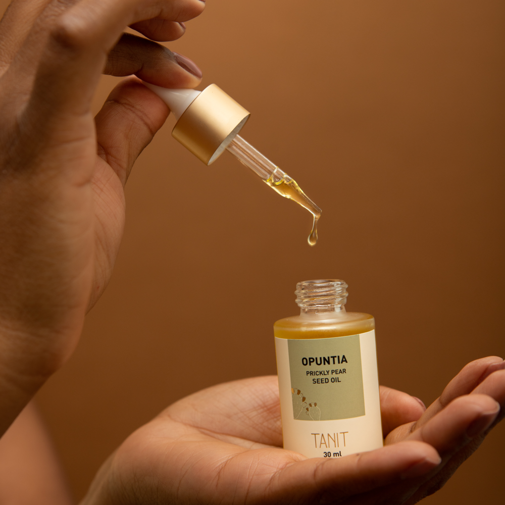 Huile de pépins de figue de barbarie biologique pour le visage - Opuntia