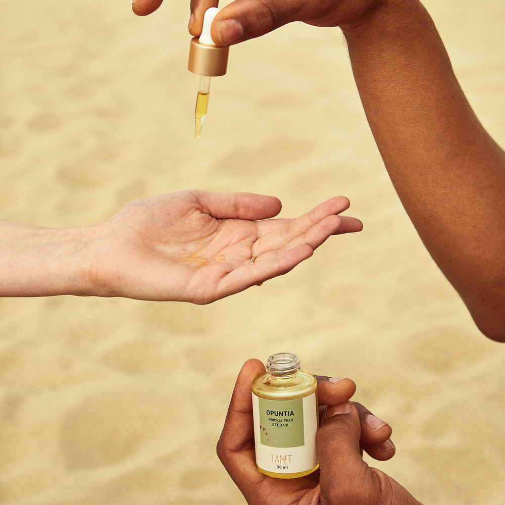 Huile de pépins de figue de barbarie biologique pour le visage - Opuntia