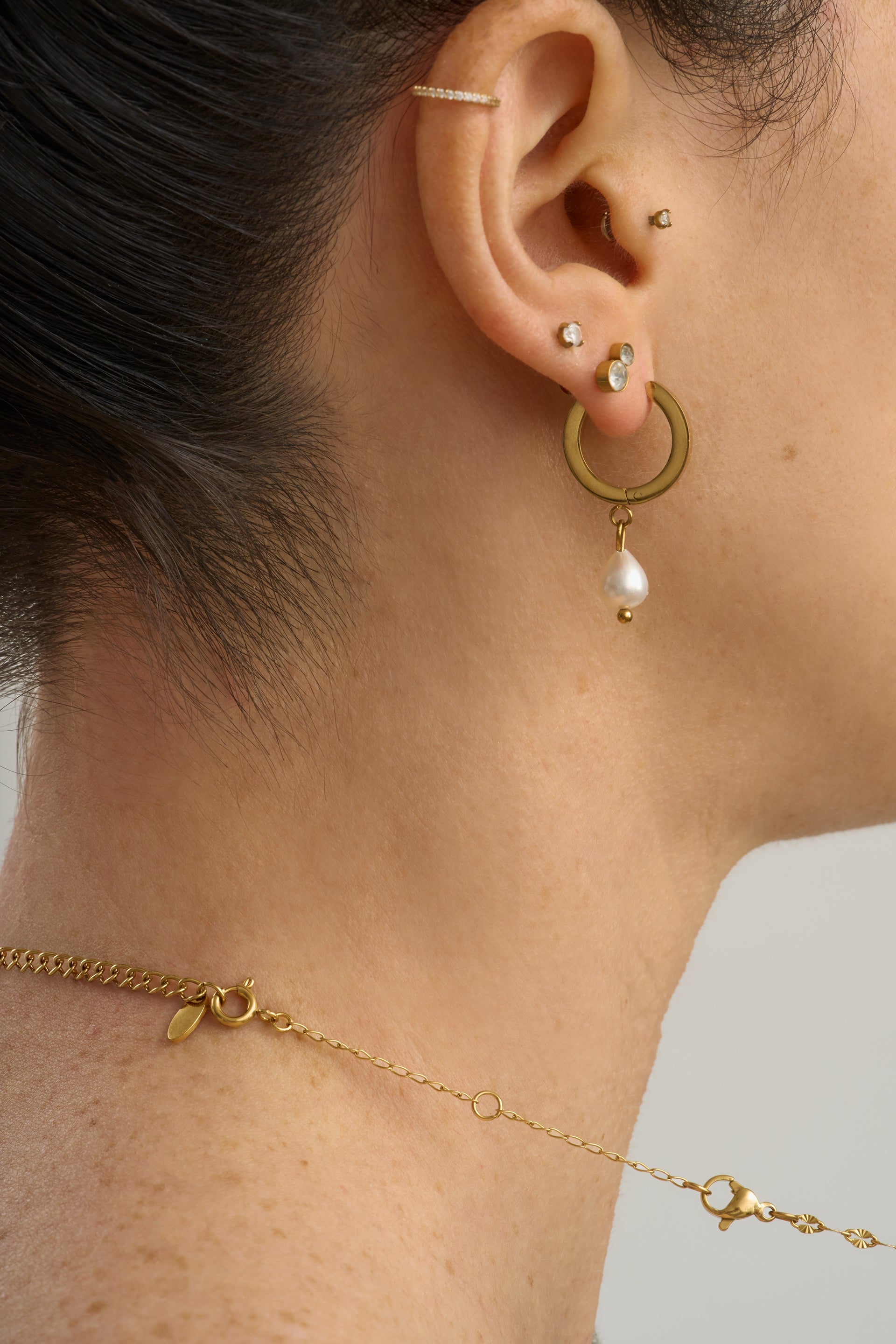 Boucles d'oreilles perles