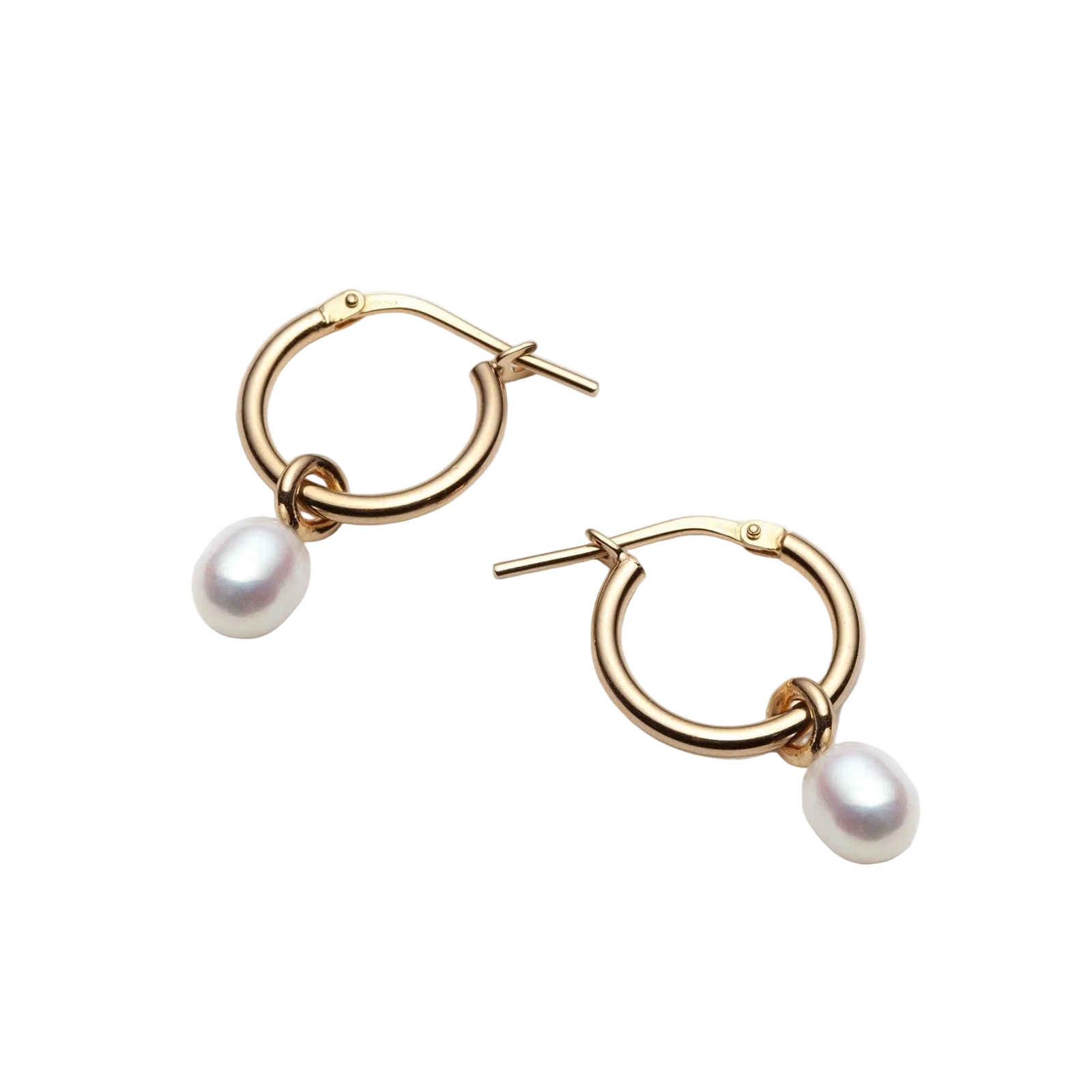 Idola - Boucles d’oreilles avec moyennes perles d’eau douce