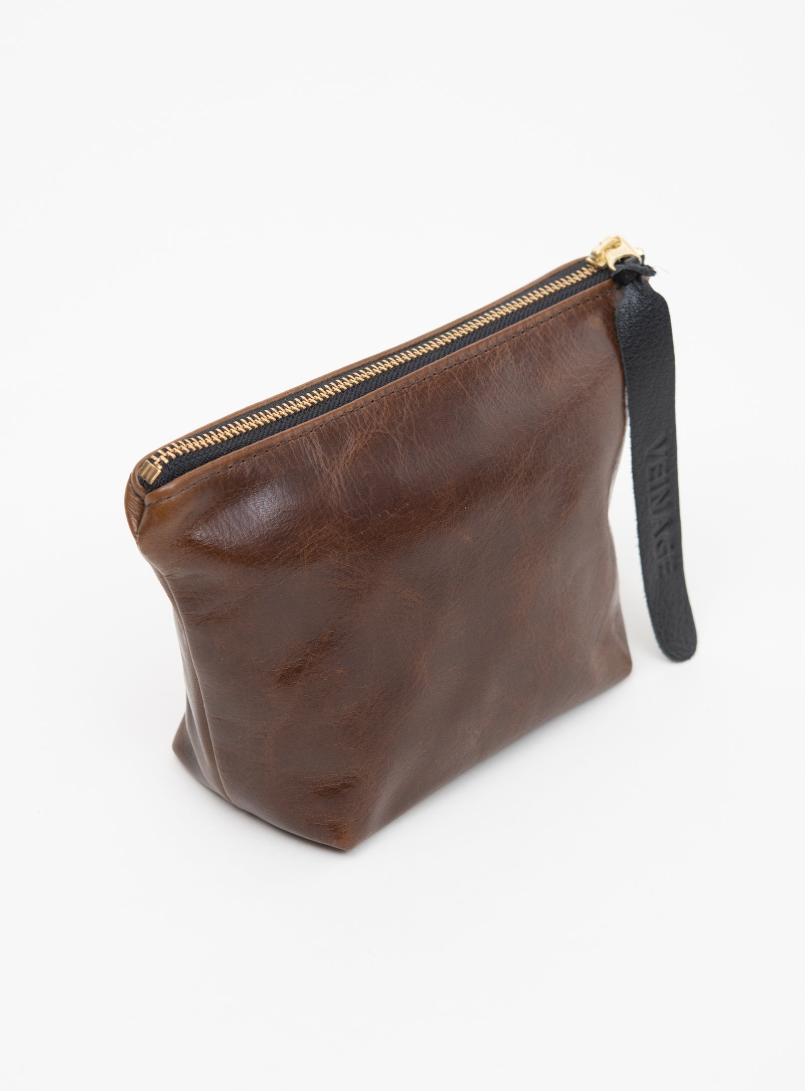 Pochette en cuir, étui à cosmétique, coffre à crayon, modèle GARNIER