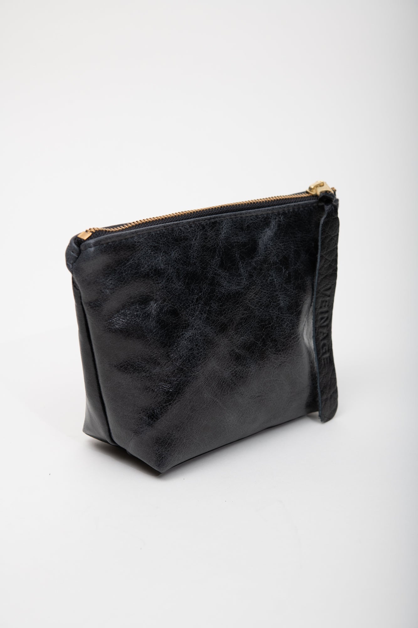 Pochette en cuir, étui à cosmétique, coffre à crayon, modèle GARNIER